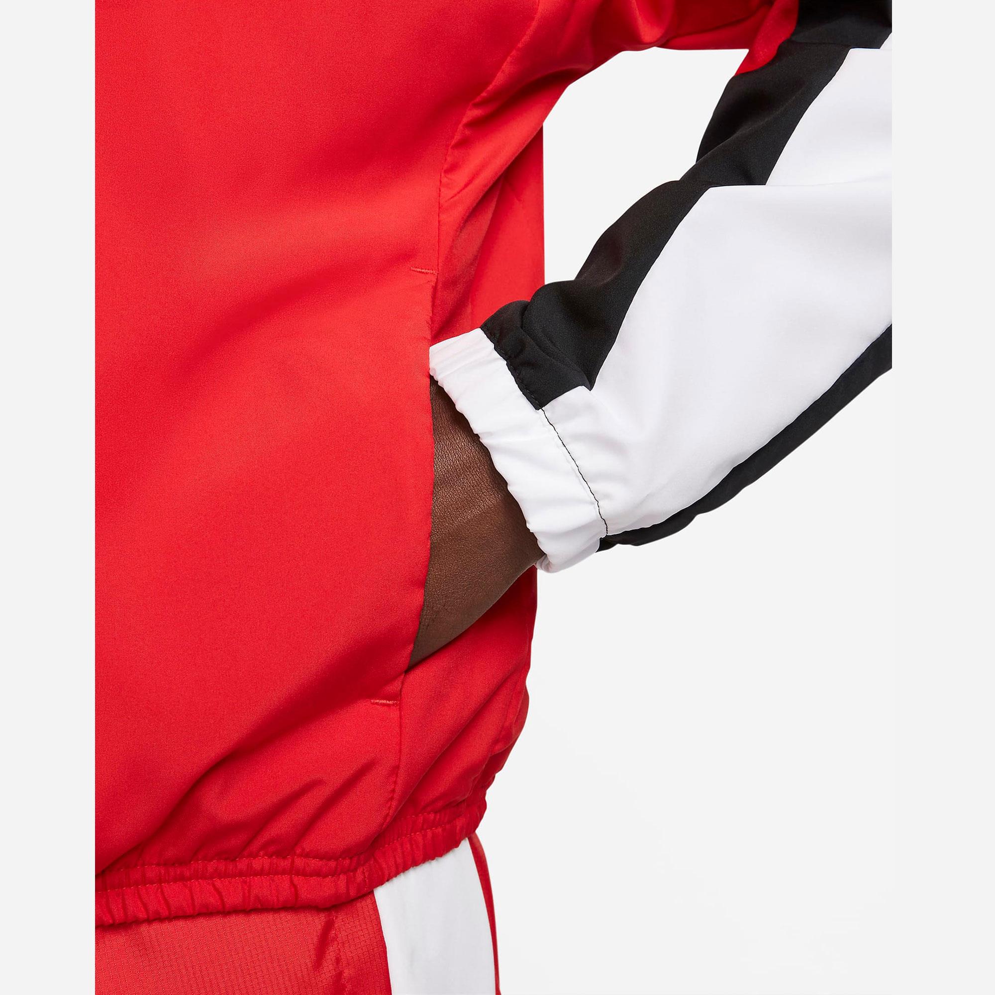 M NK STRTFV WVN JKT - BEYAZ/BORDO