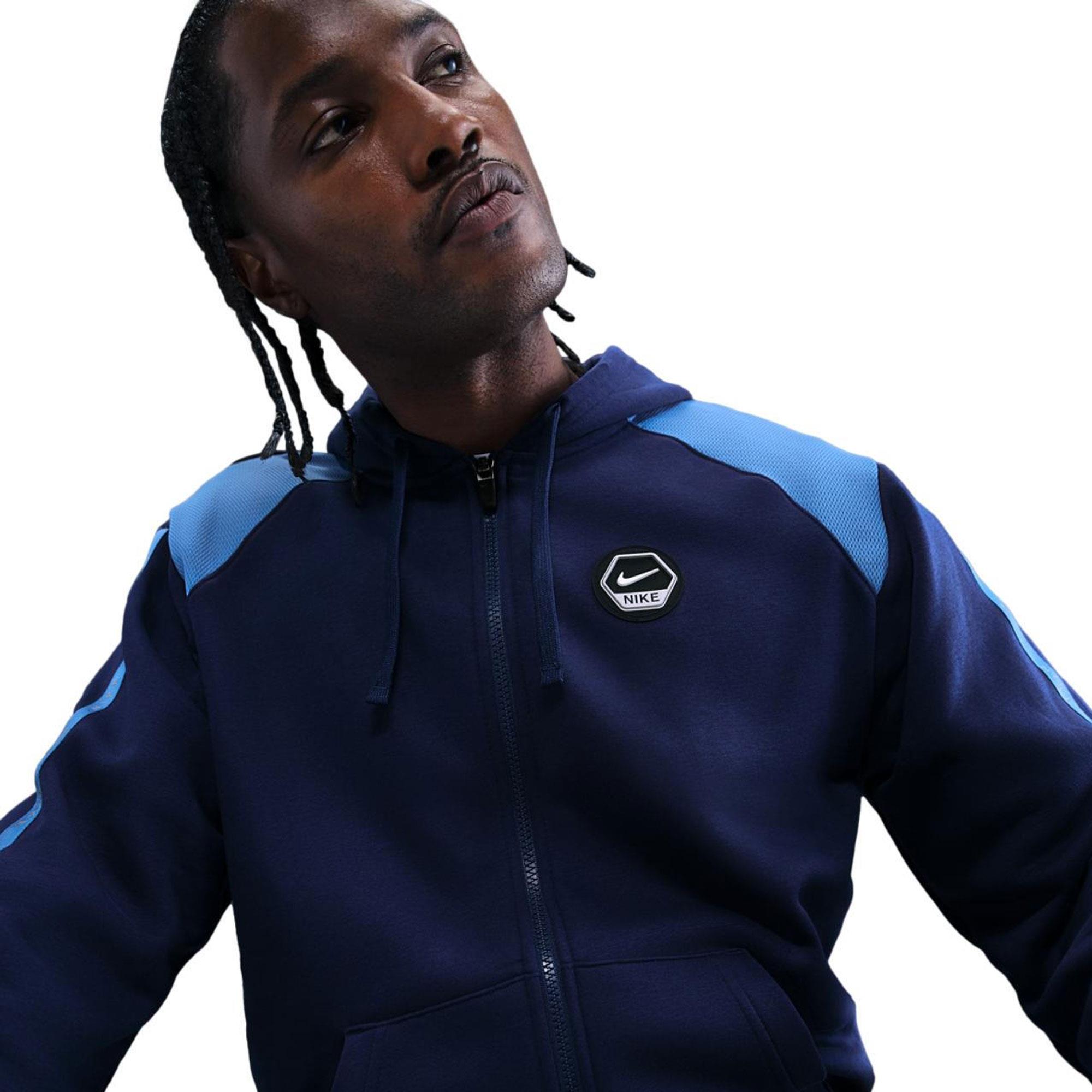 M NSW CS HOODY FLC BB - BEYAZ/LİMONATA