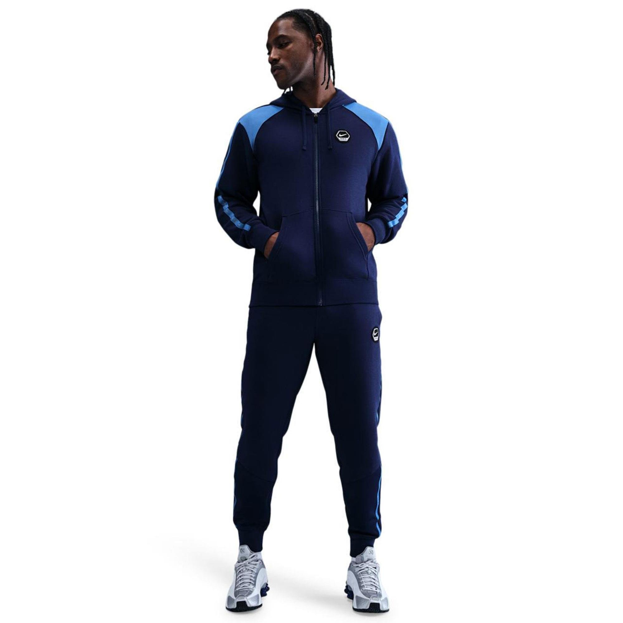 M NSW CS HOODY FLC BB - BEYAZ/LİMONATA