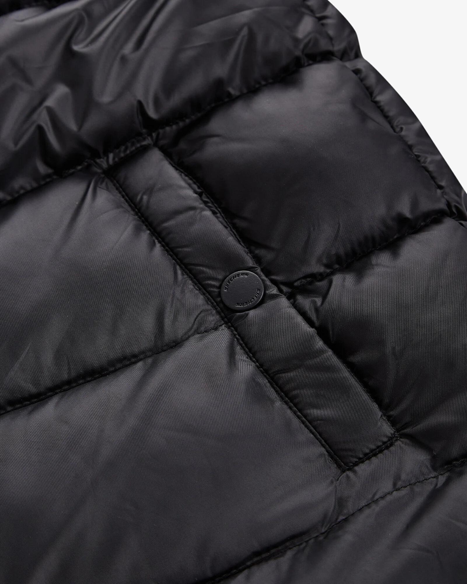 M Outerwear Colorblock Padded Jacket - SİYAH
