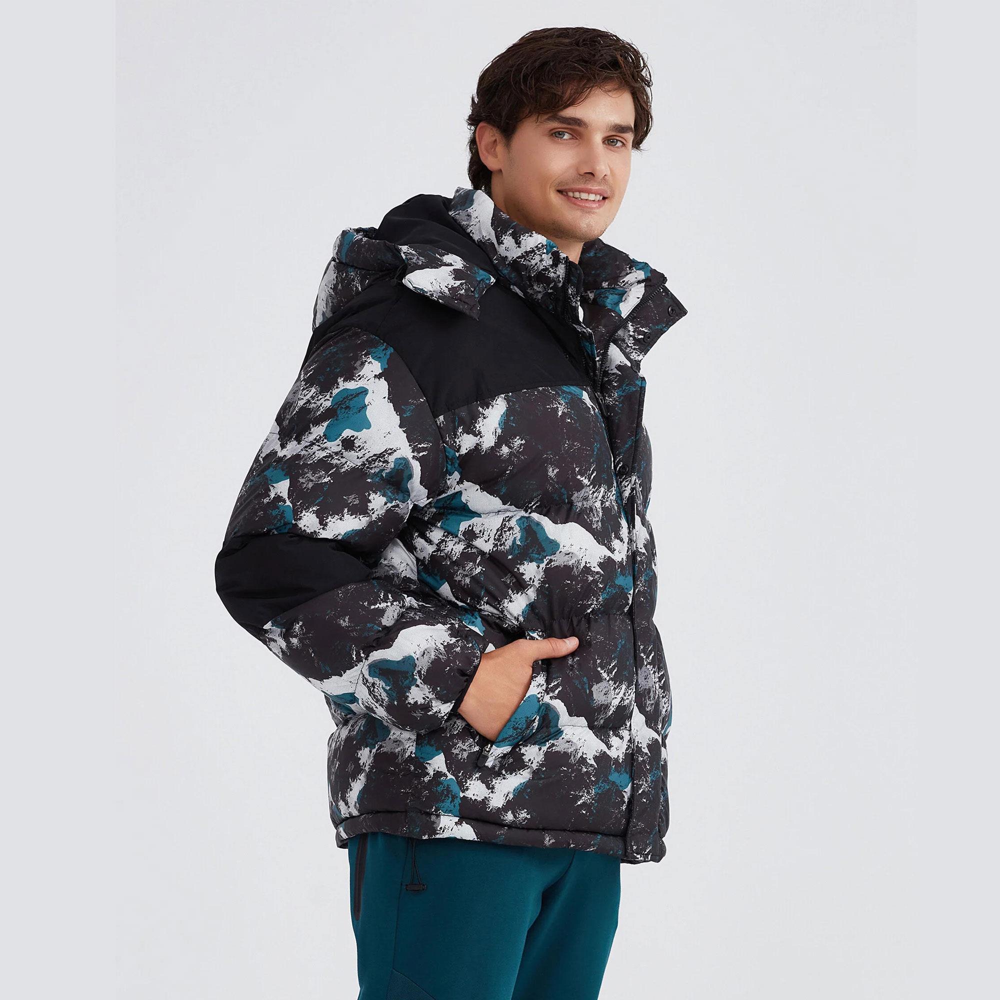 M Outerwear Padded Jacket - VİZON/KAHVE