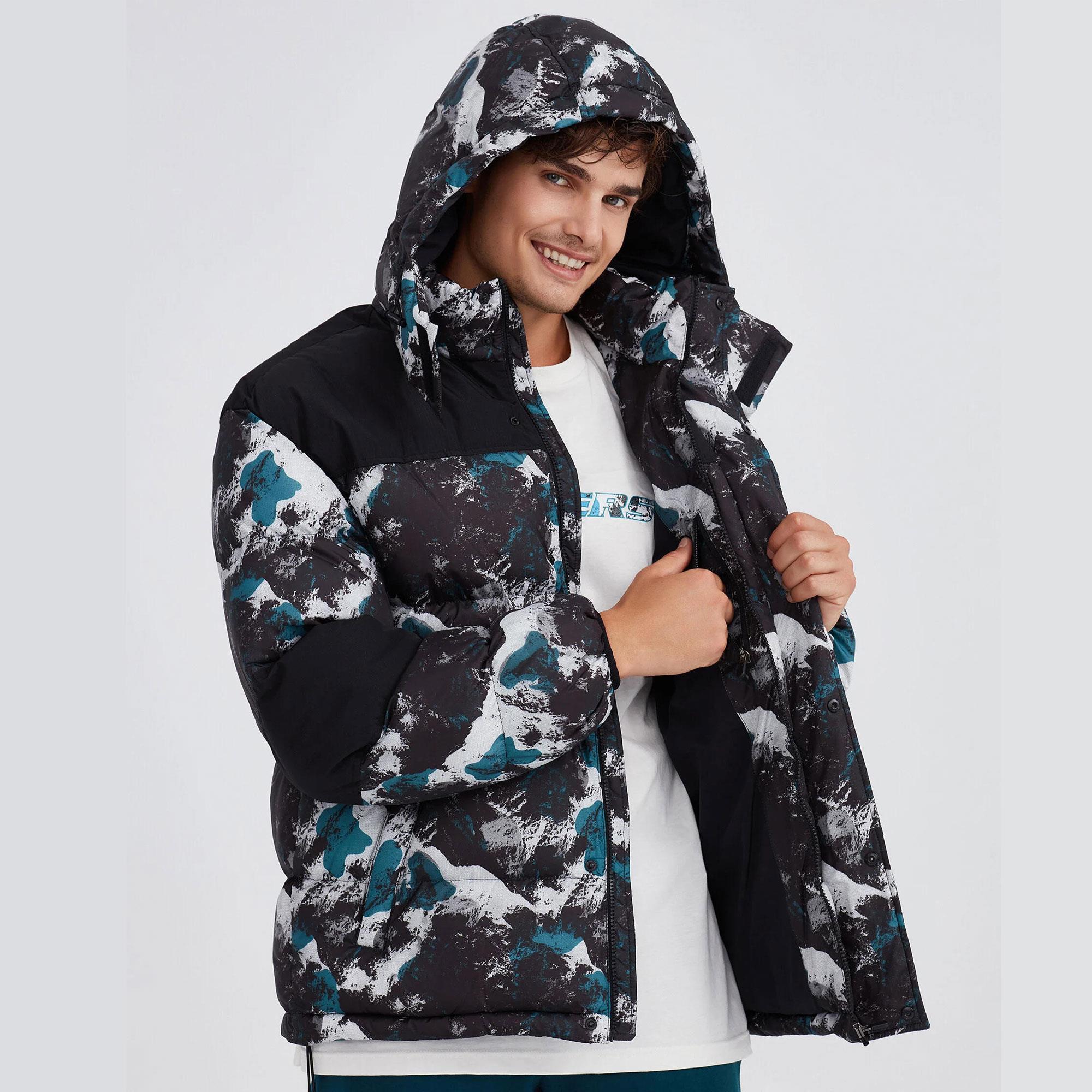 M Outerwear Padded Jacket - VİZON/KAHVE