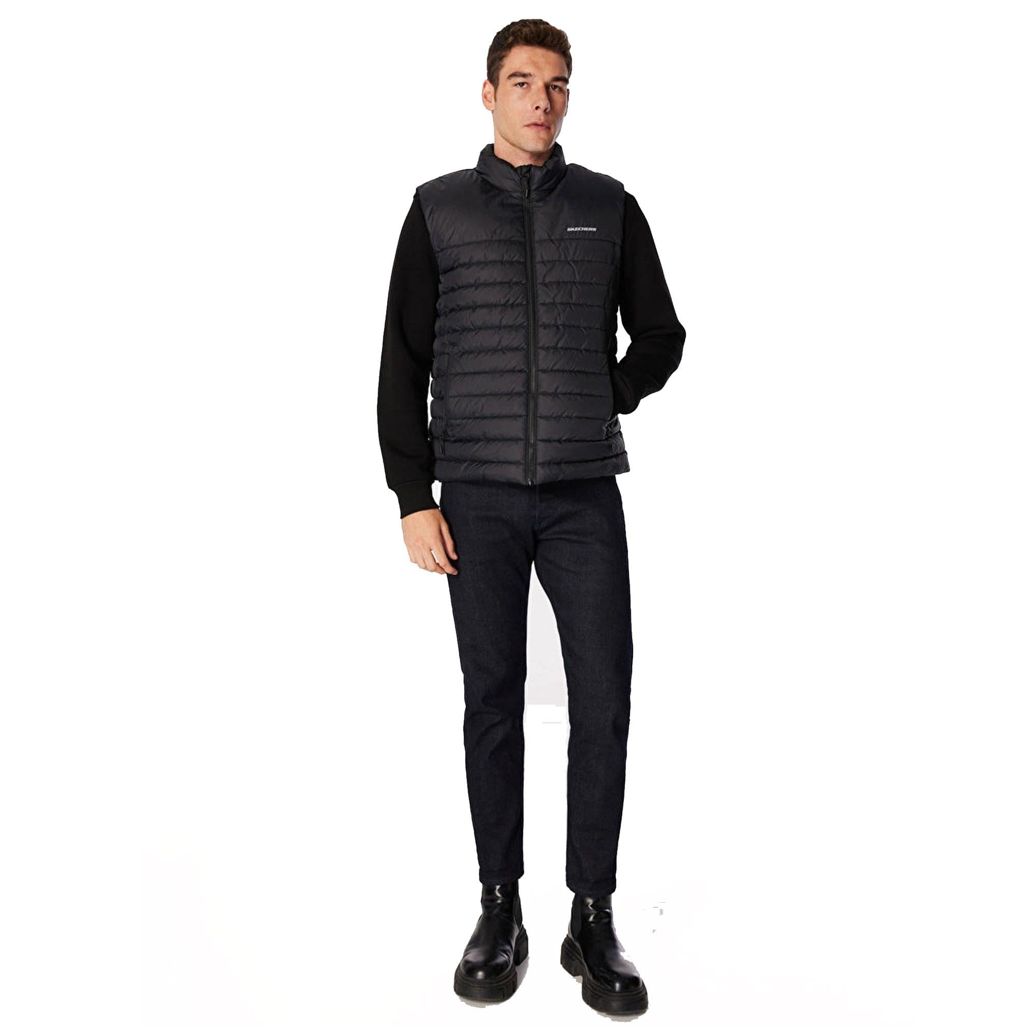 M Outerwear Polar Lining Padded Vest - SİYAH