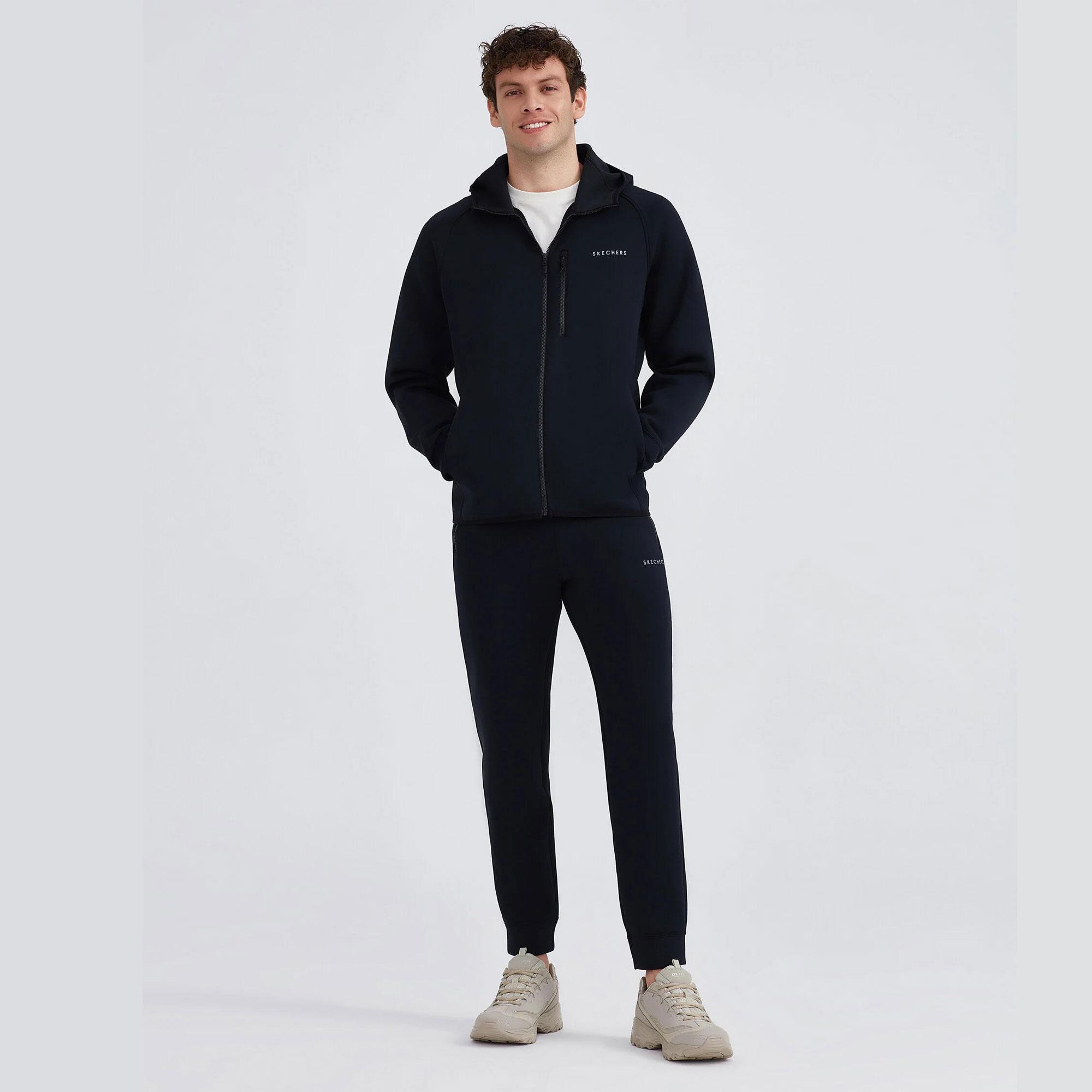 M Scuba Coll. Full Zip Hoodie Sweatshirt - SİYAH