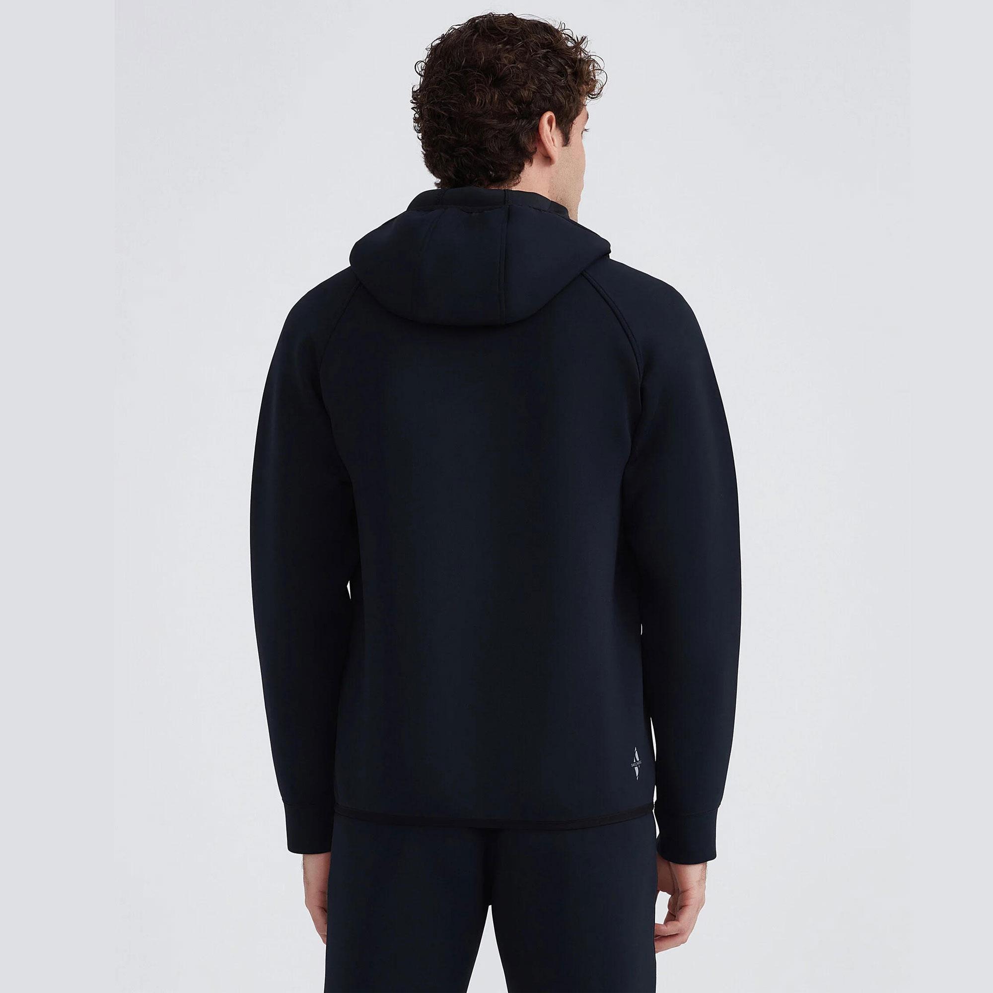 M Scuba Coll. Full Zip Hoodie Sweatshirt - SİYAH