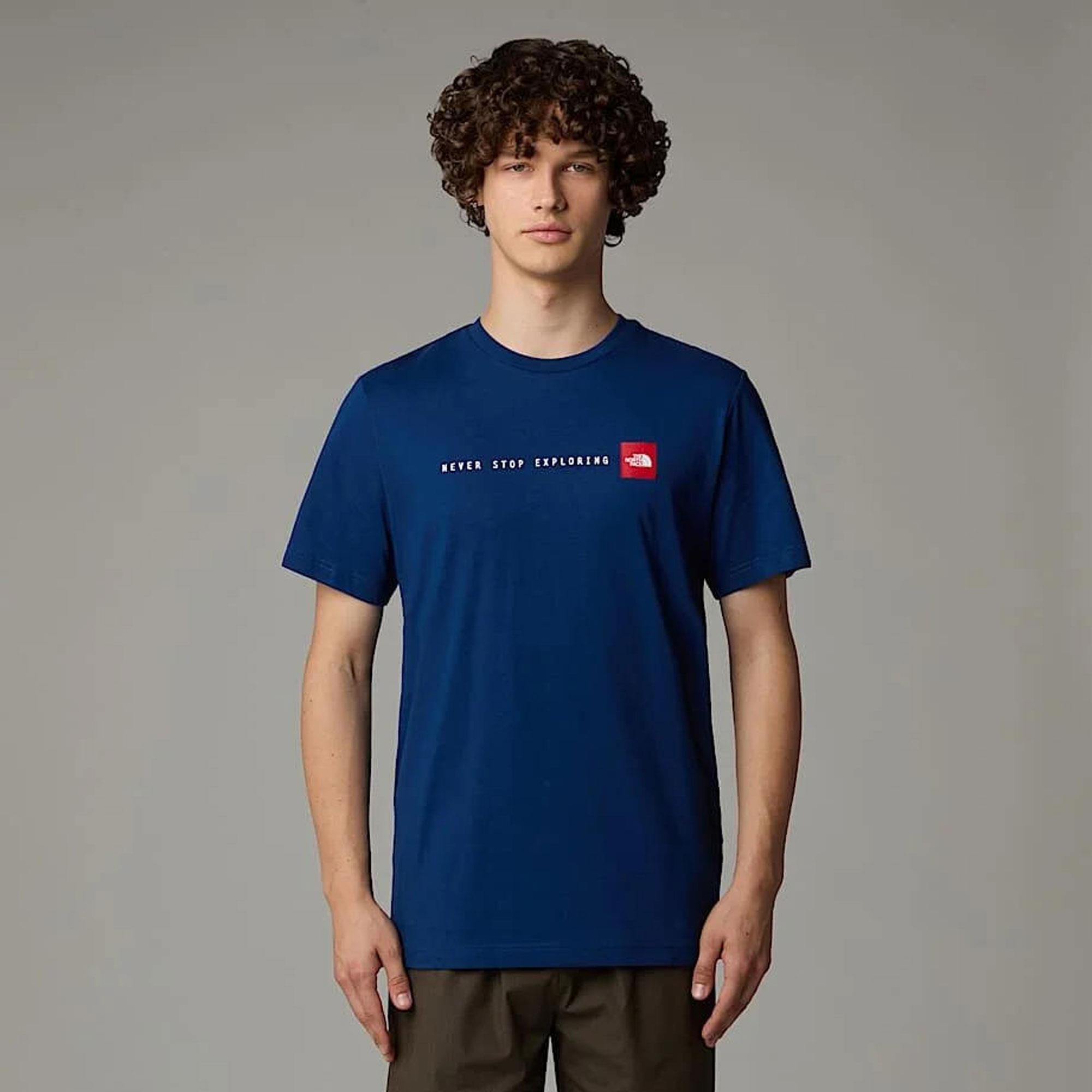 M SS NEVER STOP EXPLORING TEE - SIYAH