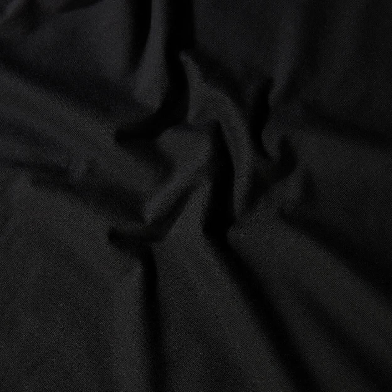 M S/S SIMPLE DOME TEE - SIYAH