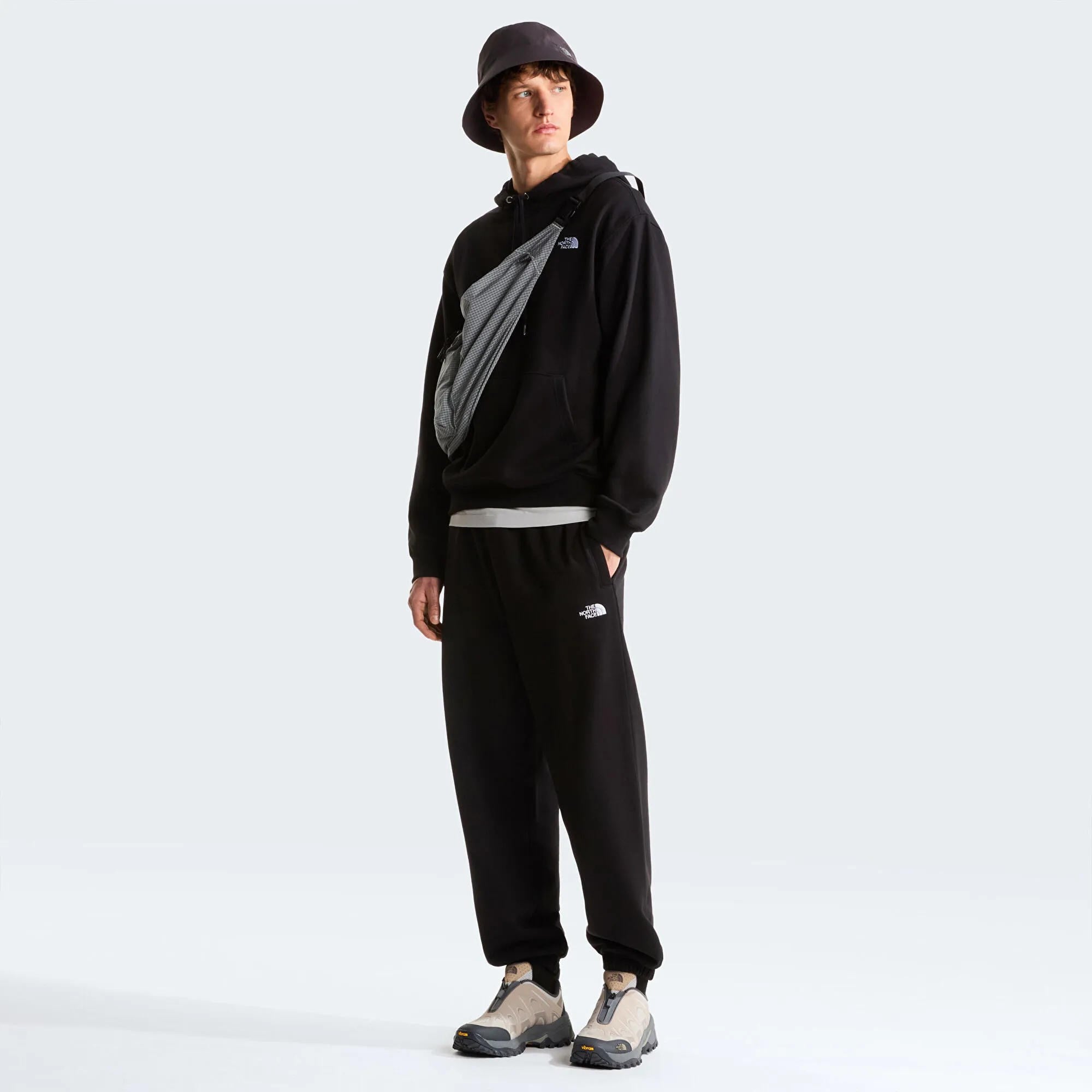 M TNF ESSENTIAL TERRY SIMPLE DOME RELAXE - SIYAH