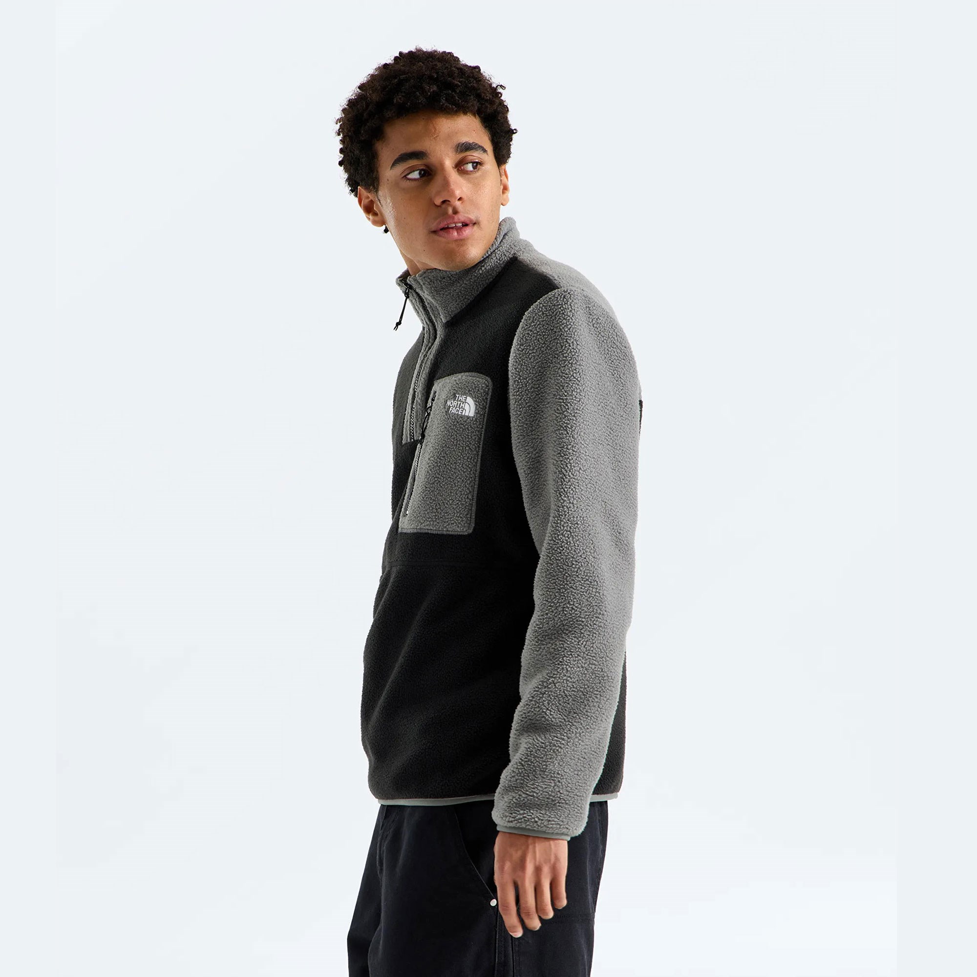 M YUMIORI 1/4 ZIP - SIYAH