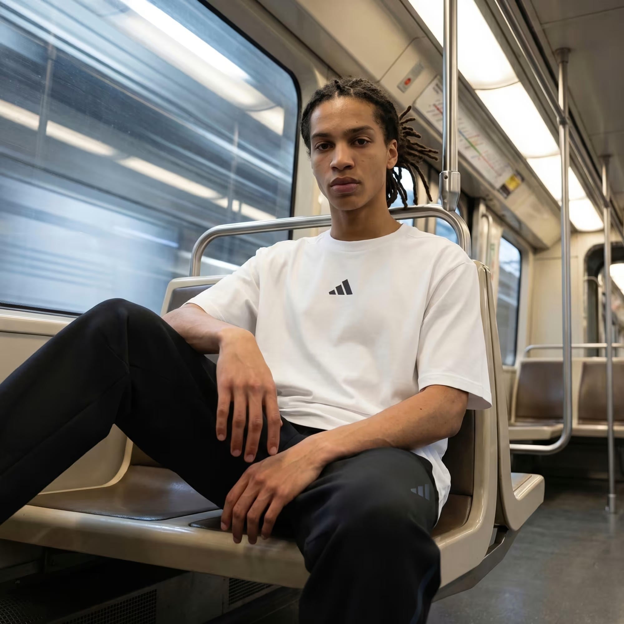 M Z.N.E. TEE LO - ADIDAS SIYAH
