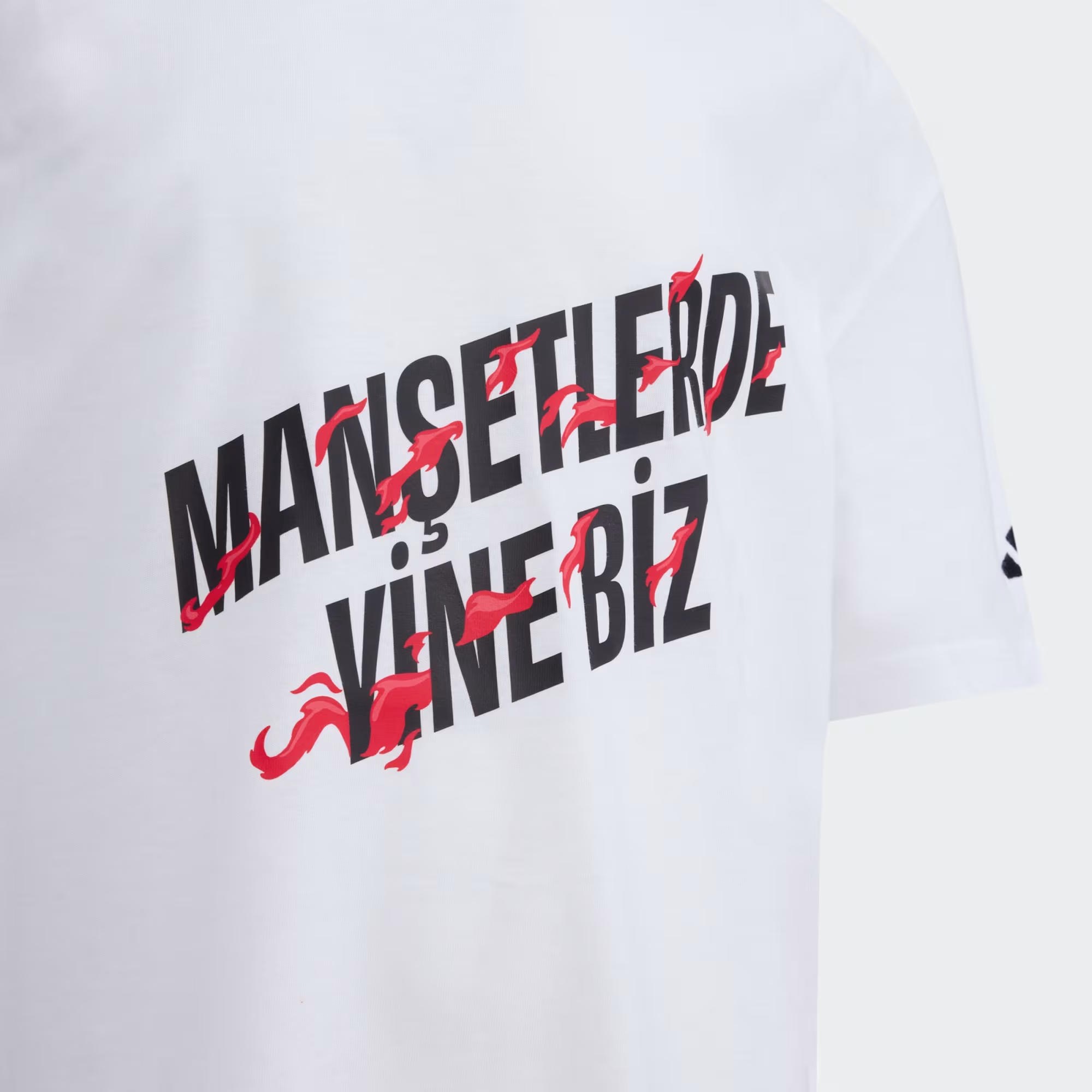 MANSETLERDE YINE BIZ TEE M - ADIDAS SIYAH