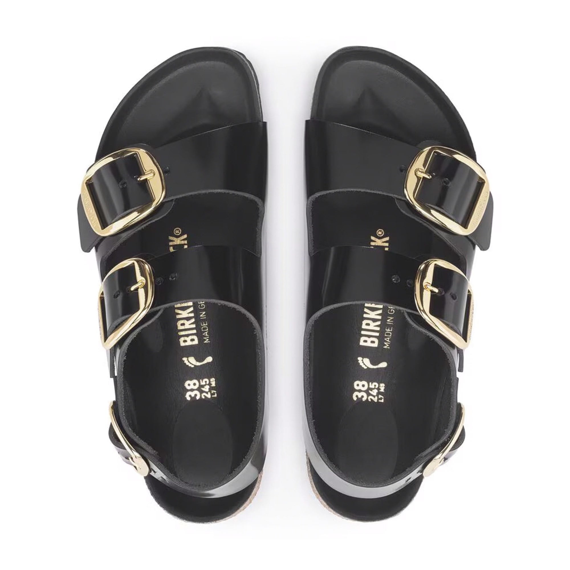 MILANO BIG BUCKLE NL HIGH SHINE - SİYAH