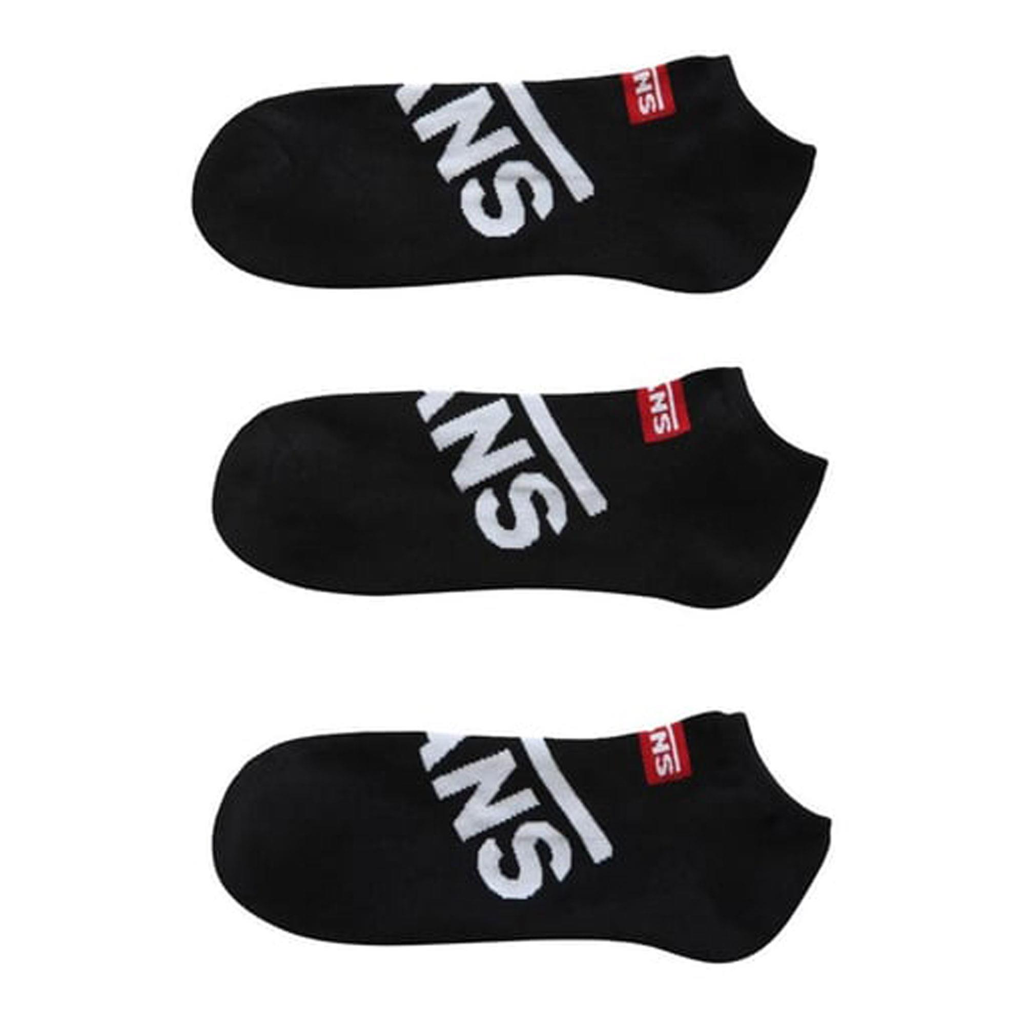 MN Vans No Show (9-13 3pk)-B - SIYAH