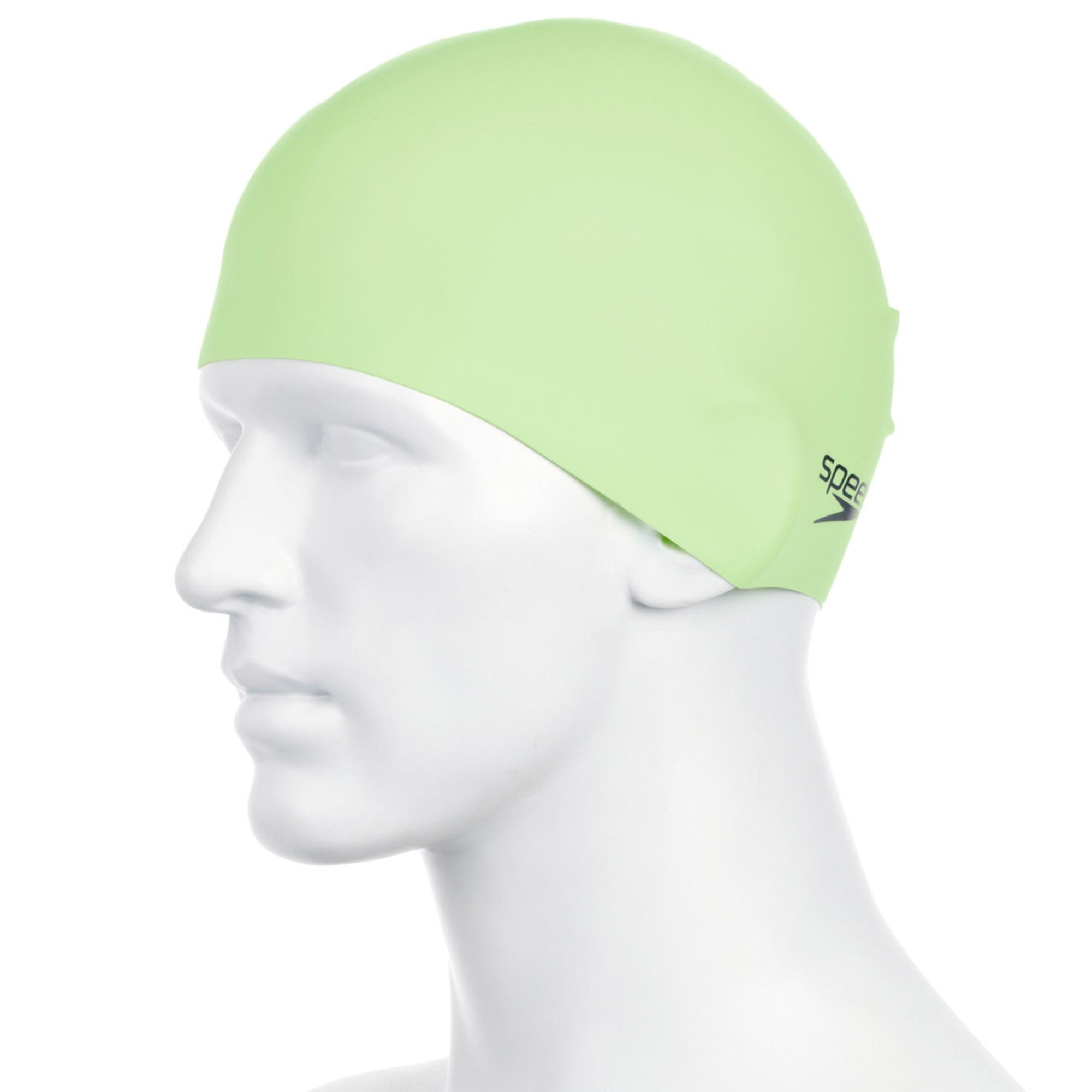 Speedo Moulded Swimcap Silicon Cap Bone