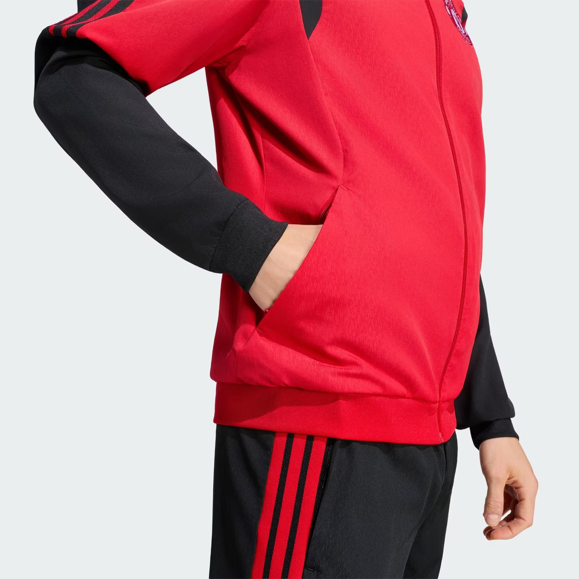 MUFC PRE JKT - ADIDAS SIYAH