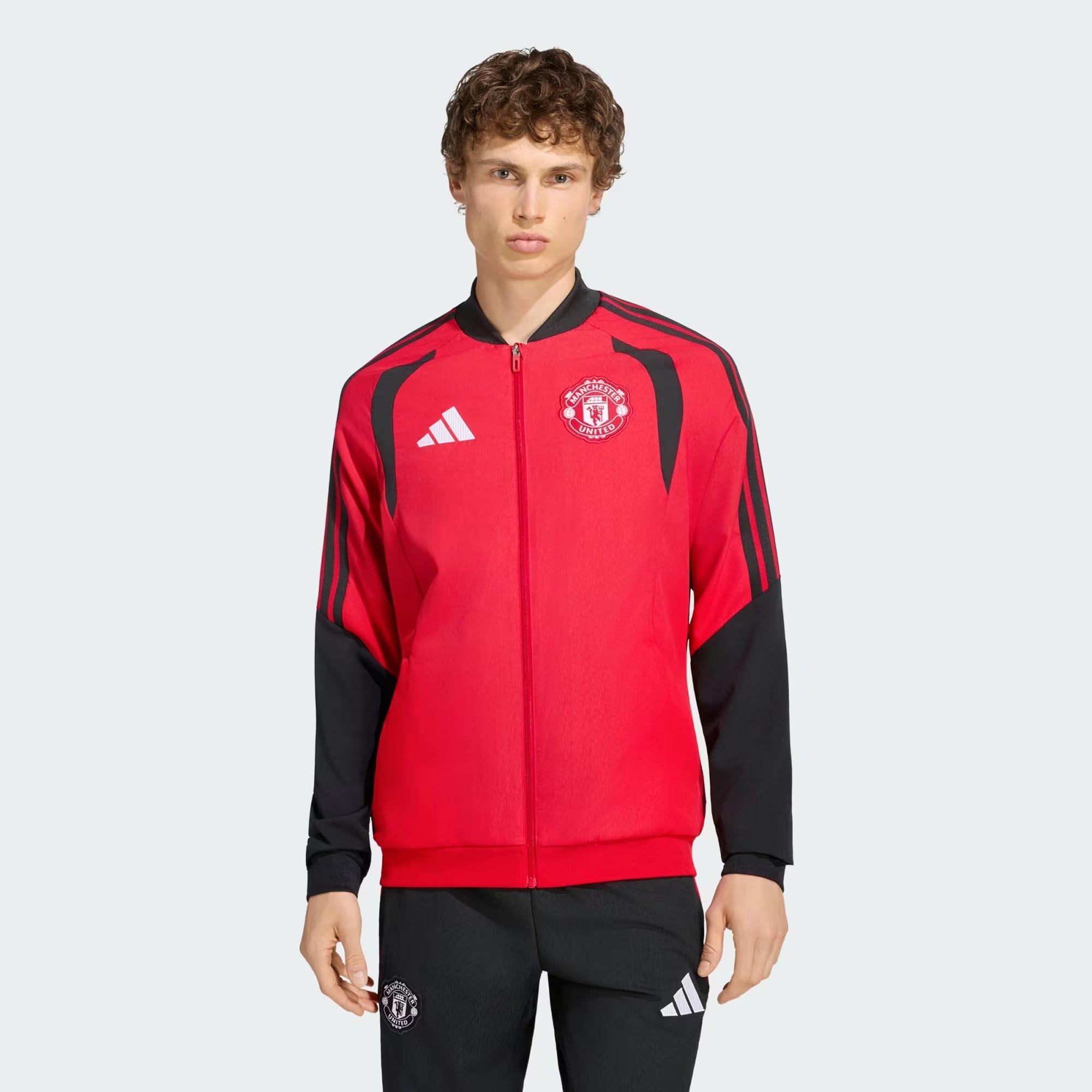 MUFC PRE JKT - ADIDAS SIYAH