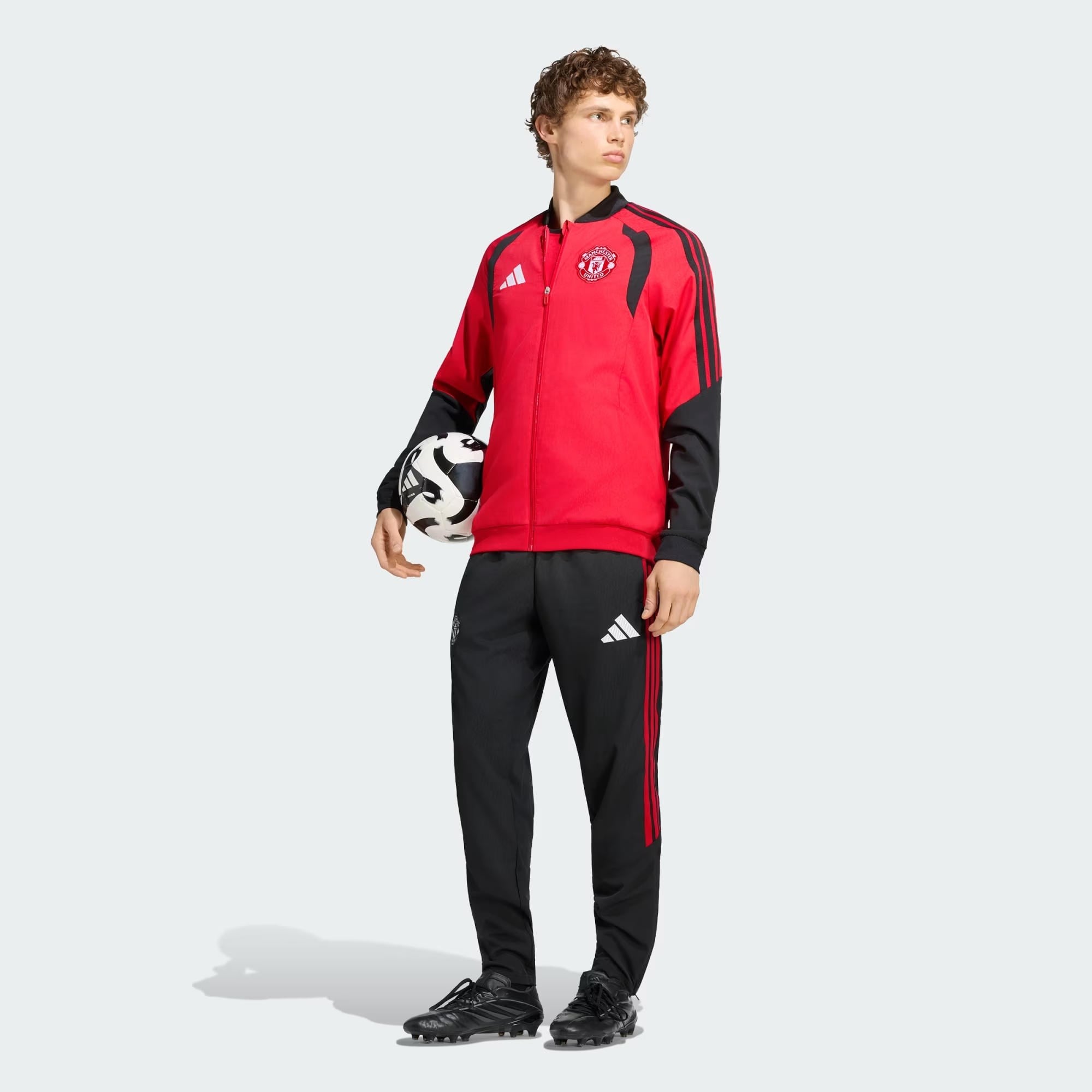 MUFC PRE JKT - ADIDAS SIYAH