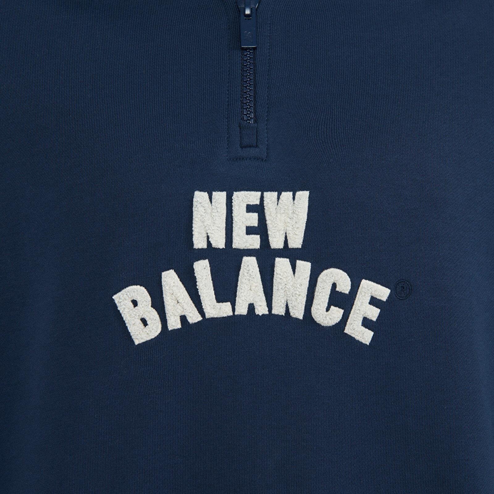 NB Lifestyle Men Half Zip - LACİVERT