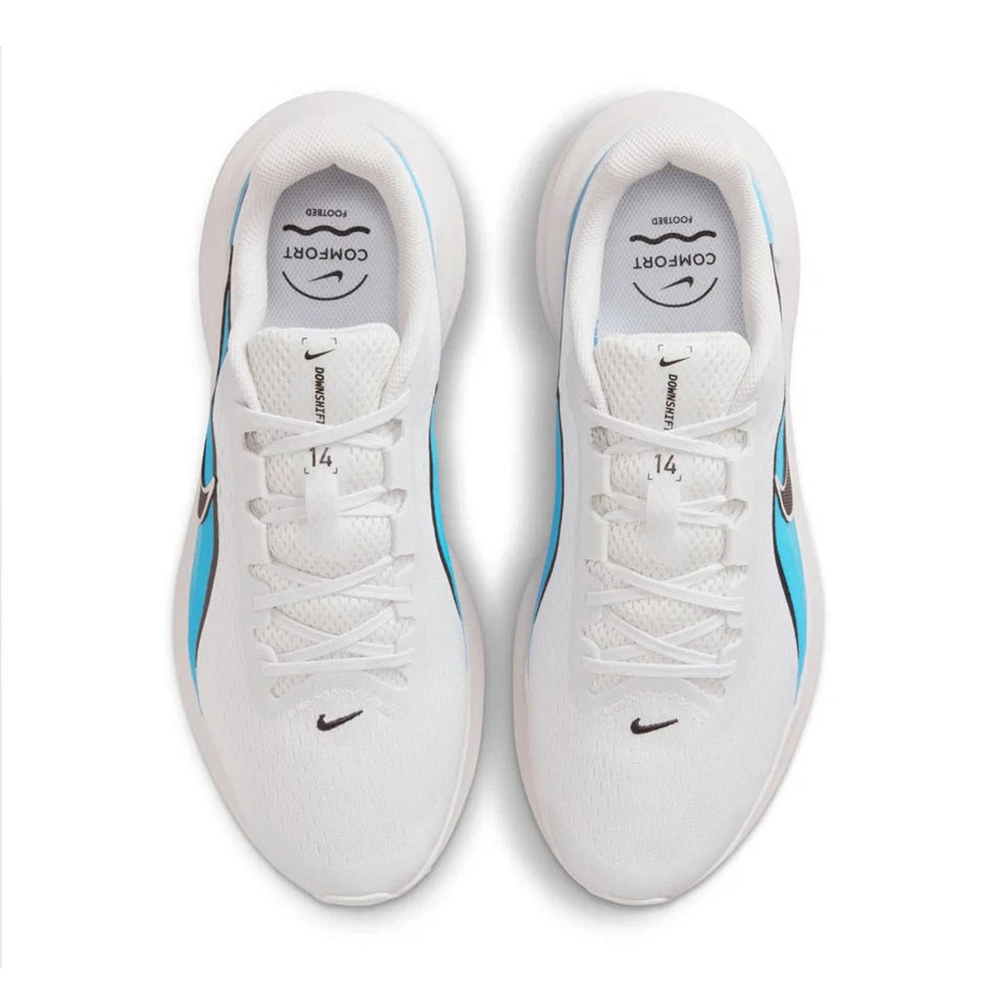NIKE DOWNSHIFTER 14 - SİYAH BASKILI DERİ
