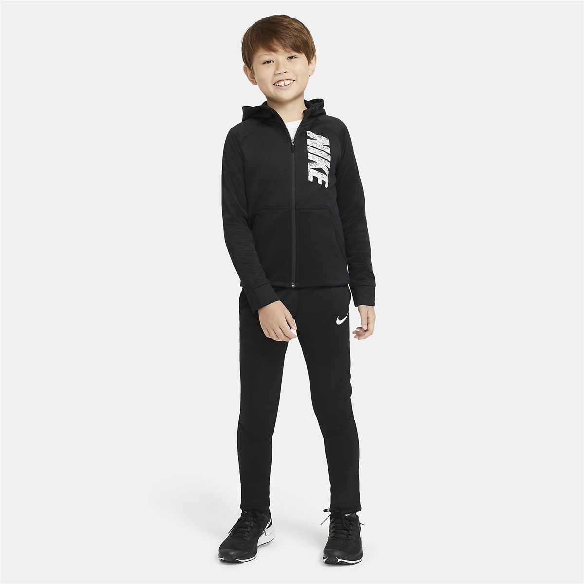 Nike Therma Full-Zip Graphic Training Çocuk Sweatshirt