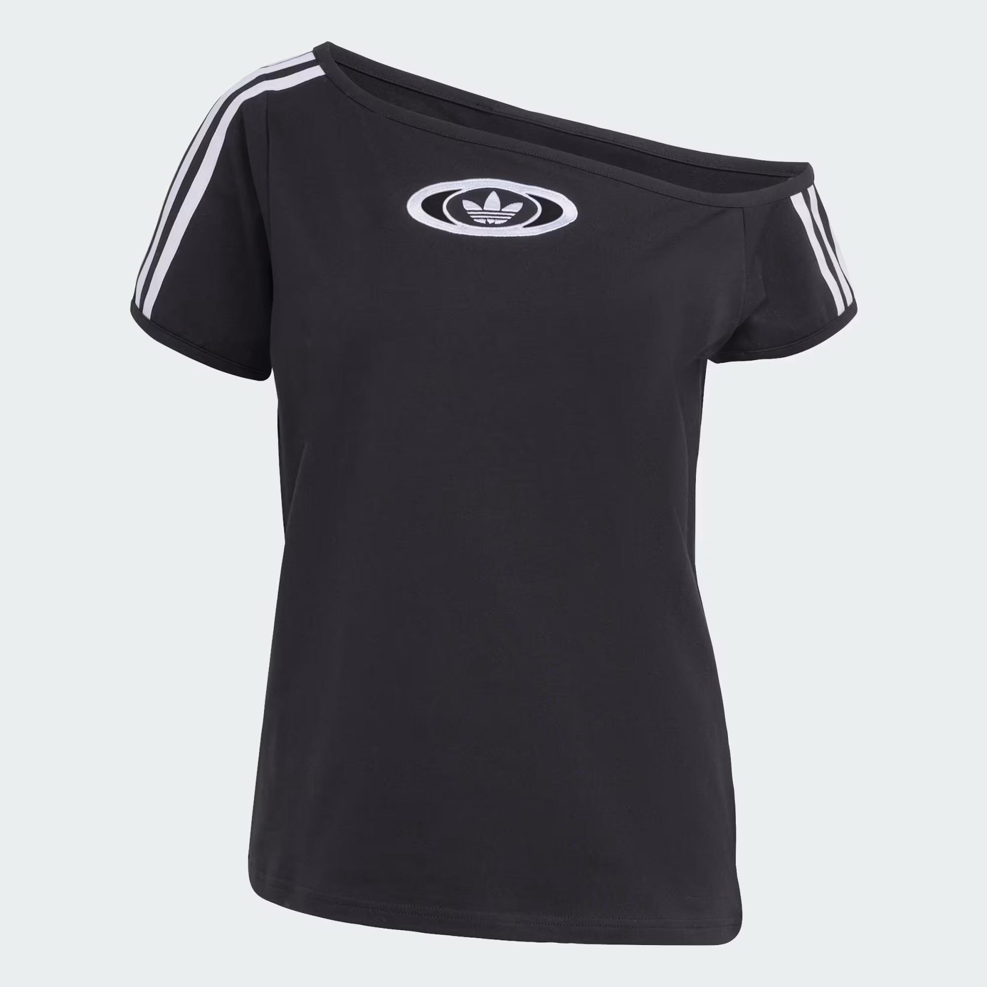 OFFSHOULDER TEE - ADIDAS SIYAH