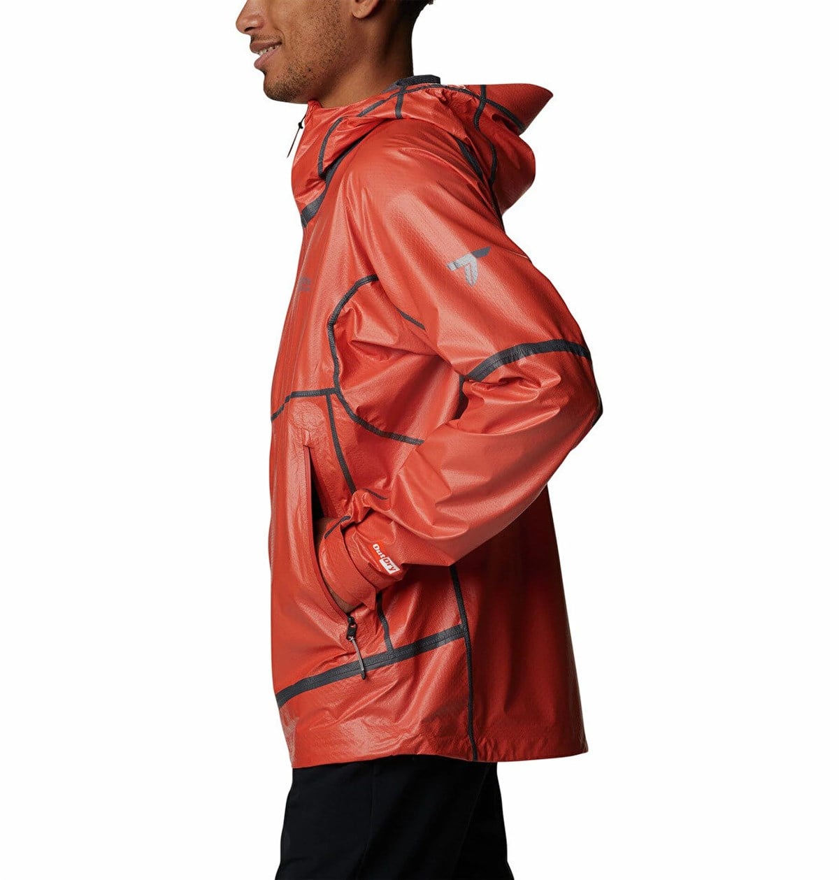 OUTDRY EXTREME MESH HOODED SHELL - TABA/BEYAZ