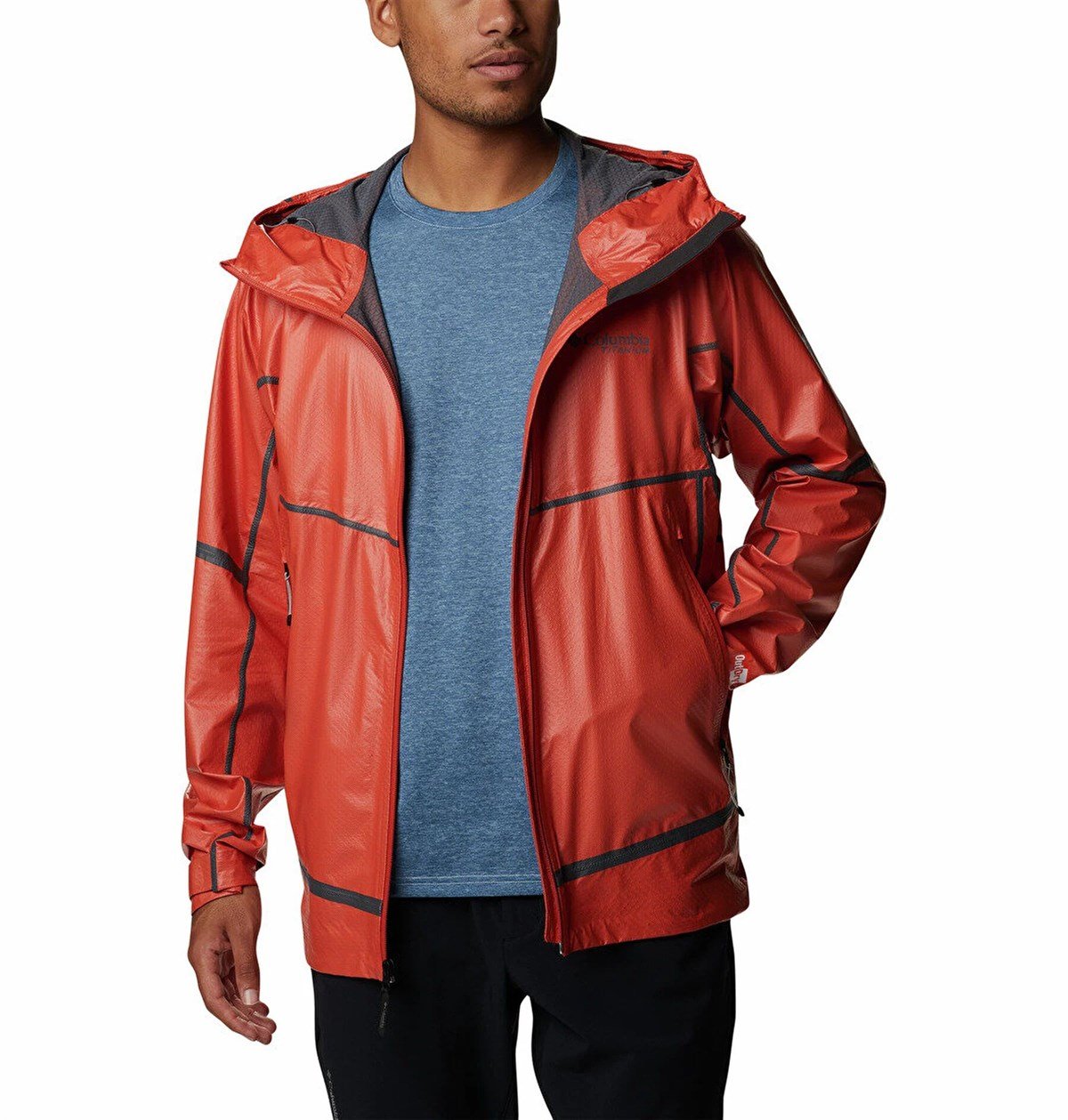 OUTDRY EXTREME MESH HOODED SHELL - TABA/BEYAZ