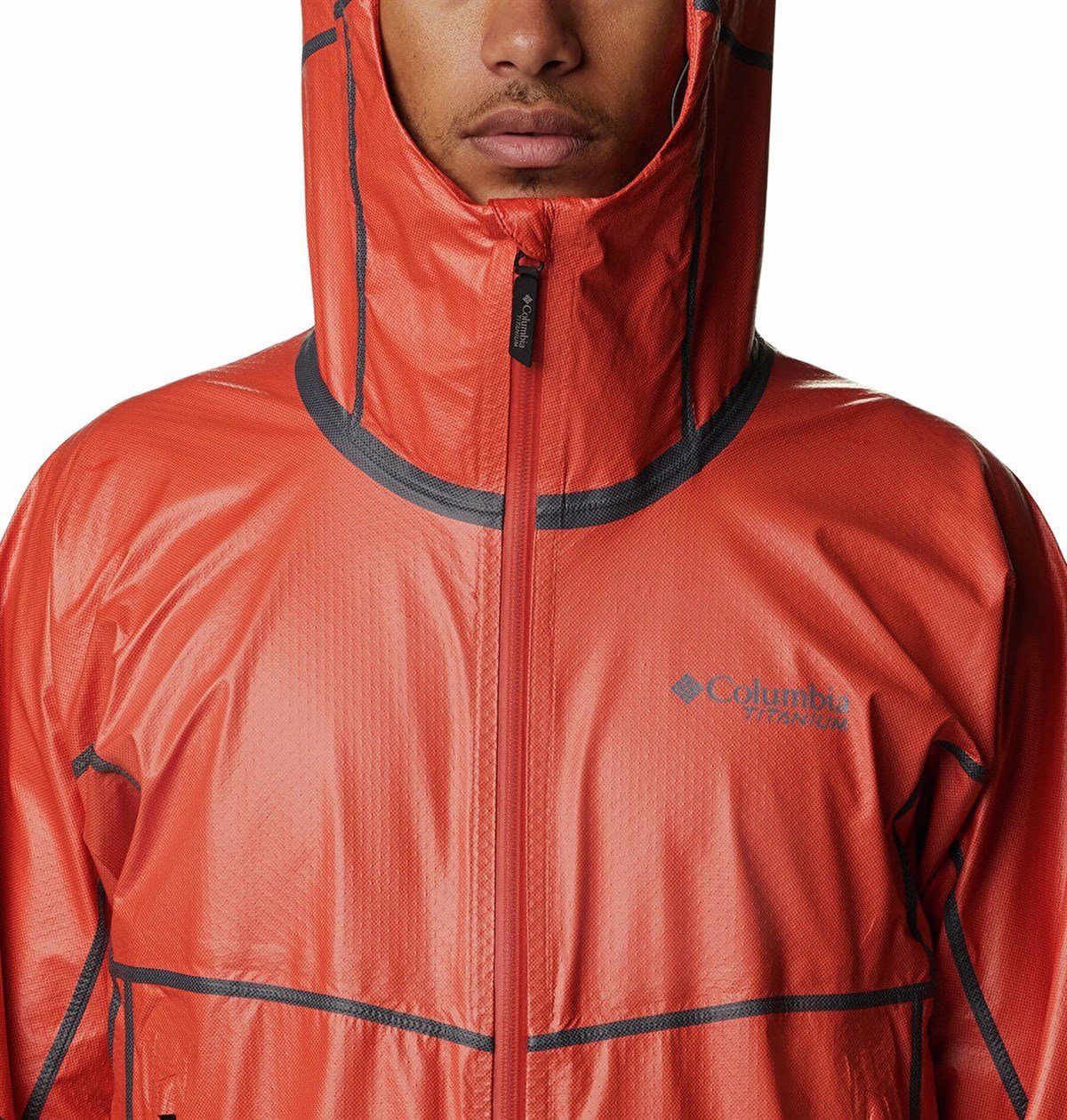 OUTDRY EXTREME MESH HOODED SHELL - TABA/BEYAZ