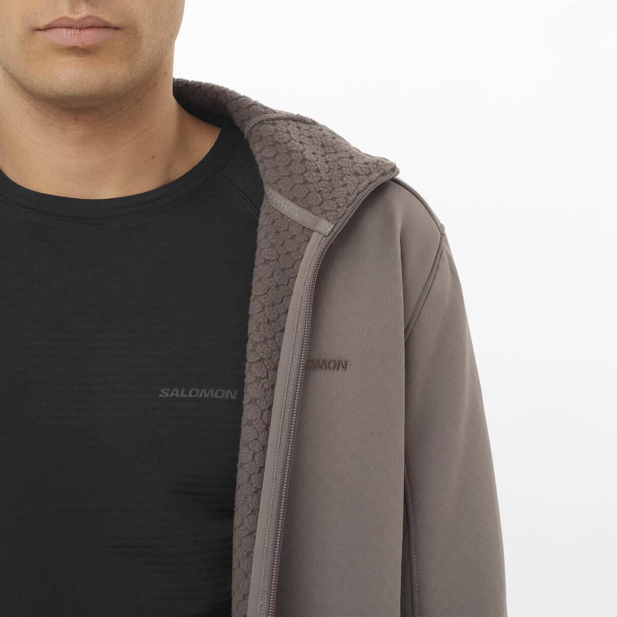 OUTLINE WARM FLEECE FZ M - SIYAH