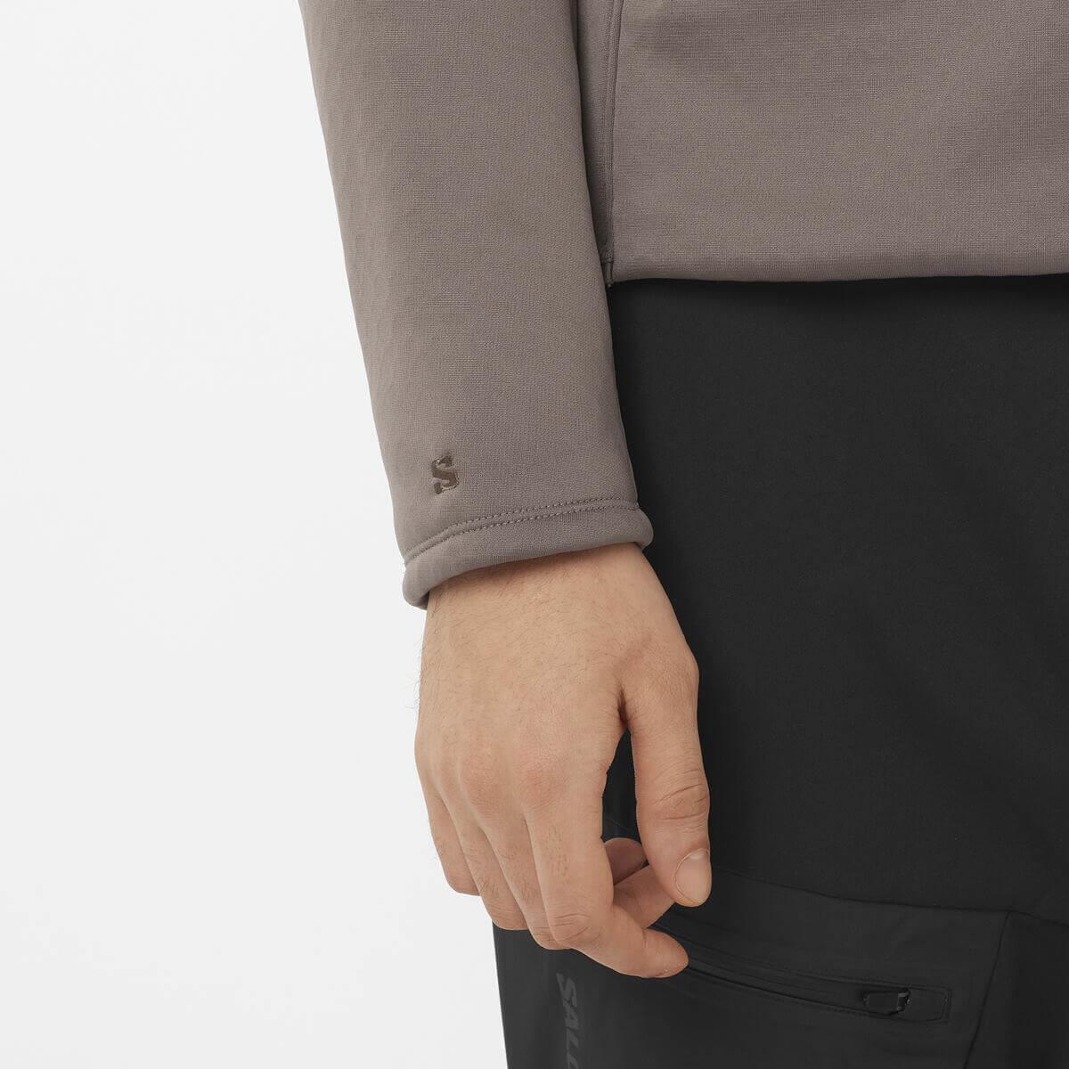 OUTLINE WARM FLEECE FZ M - SIYAH