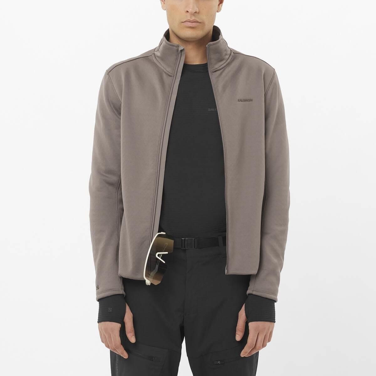 OUTLINE WARM FLEECE FZ M - SIYAH