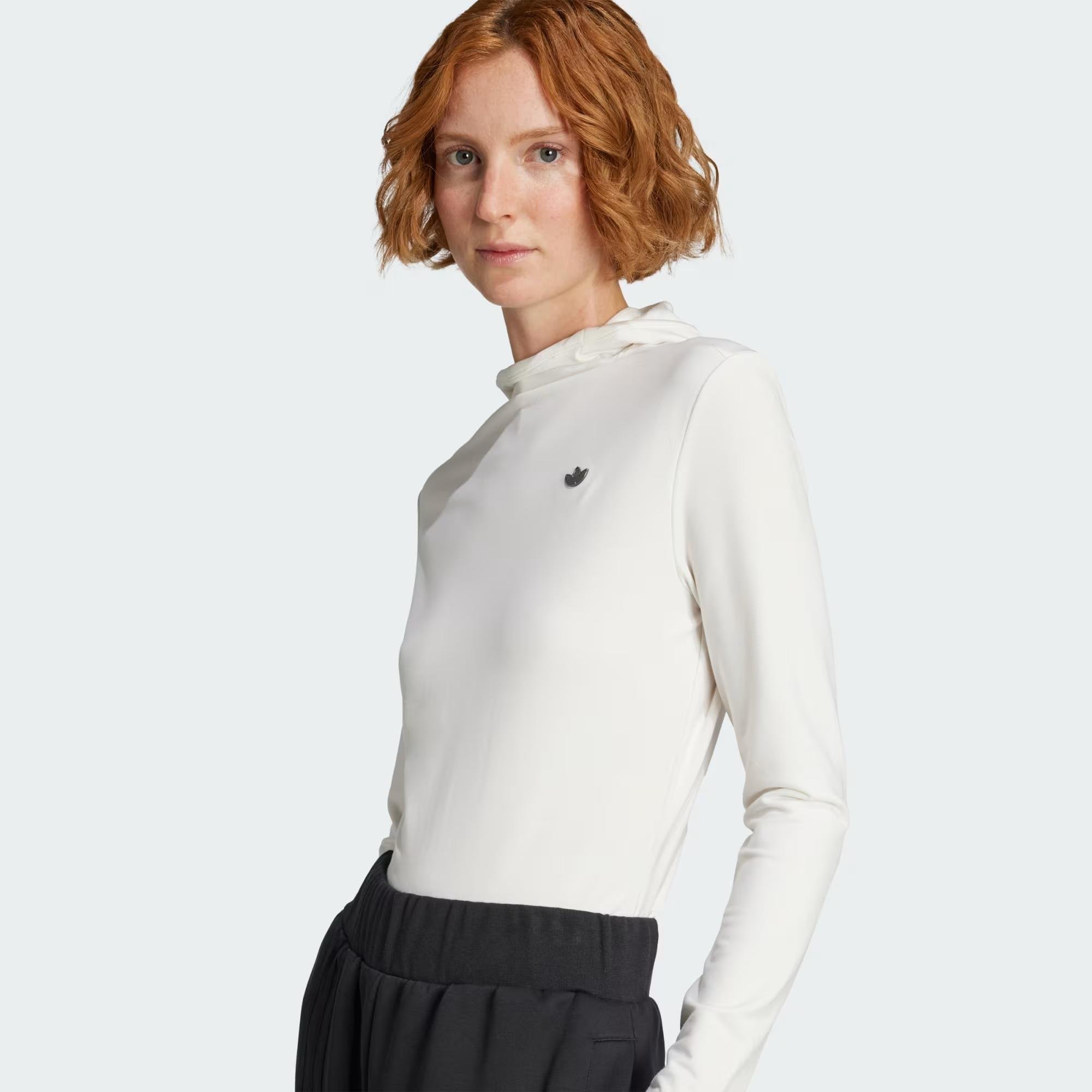 P ESS HOODED LS - ADIDAS SIYAH