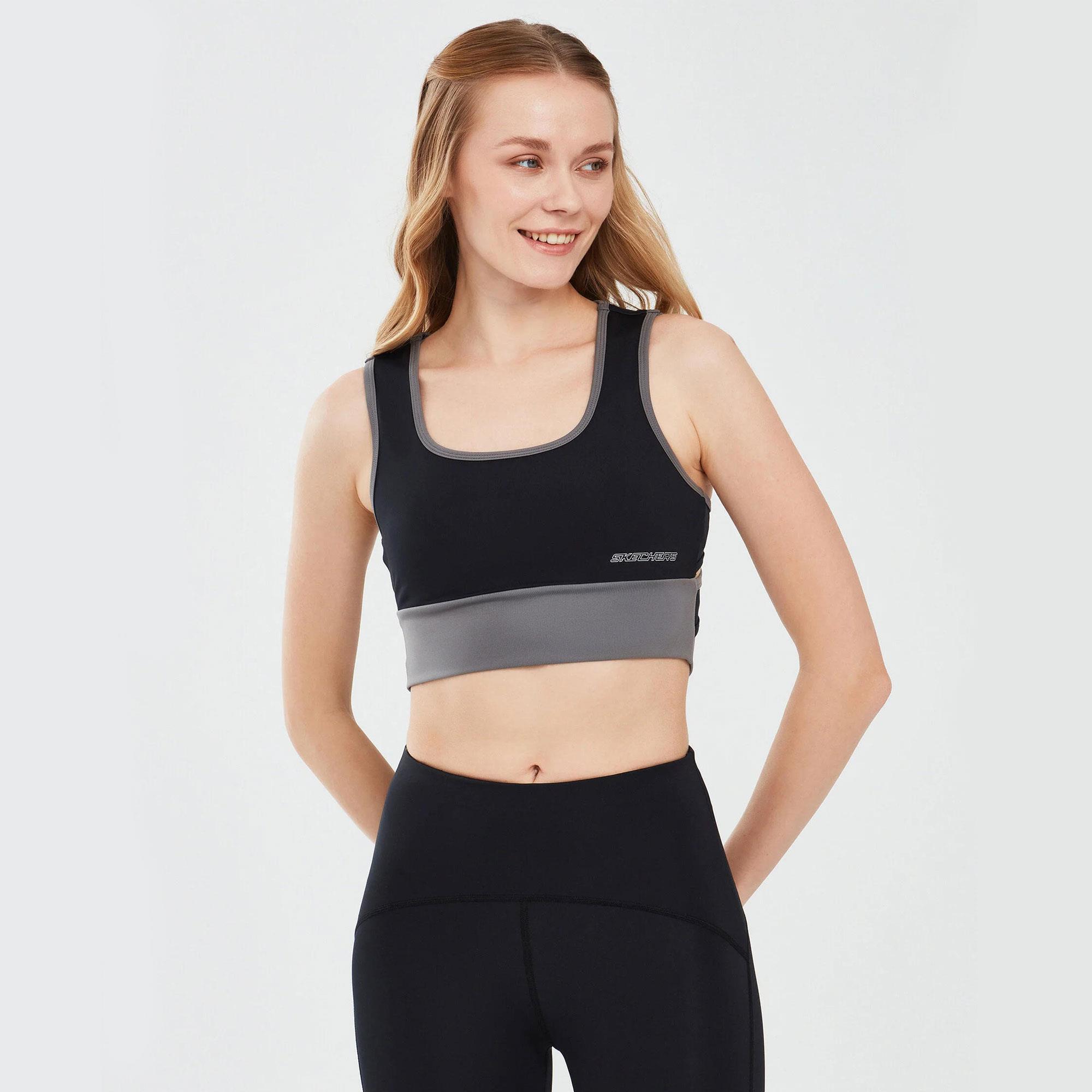 Performance Coll. W Mid Support Bra - SİYAH