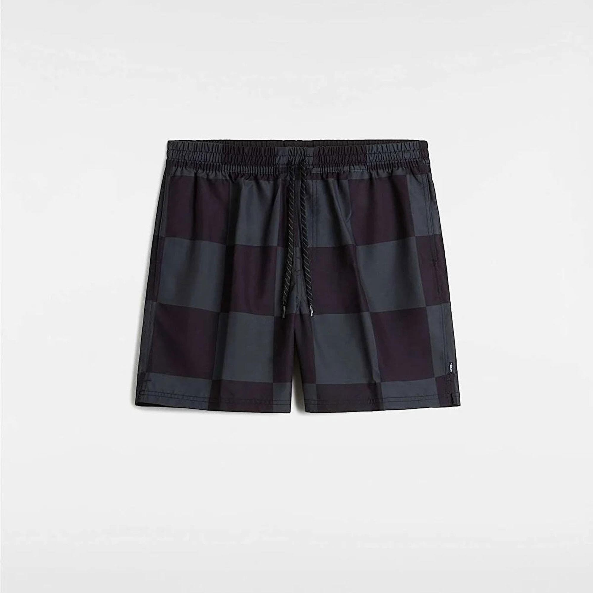Primary Checkerboard Elastic Boardshort - SIYAH