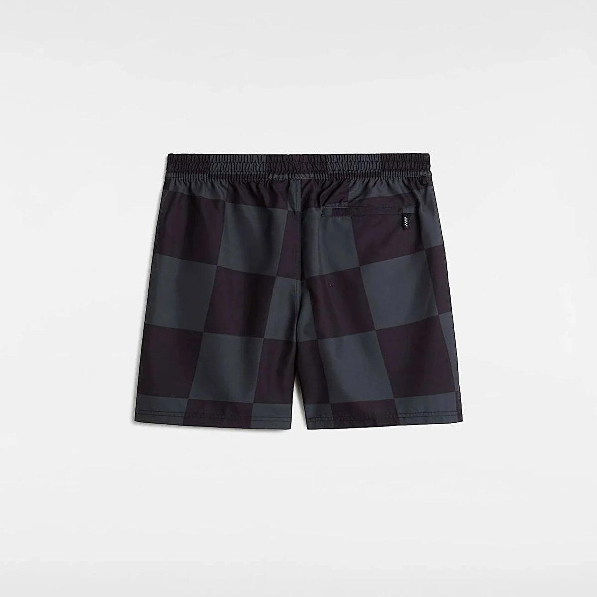 Primary Checkerboard Elastic Boardshort - SIYAH