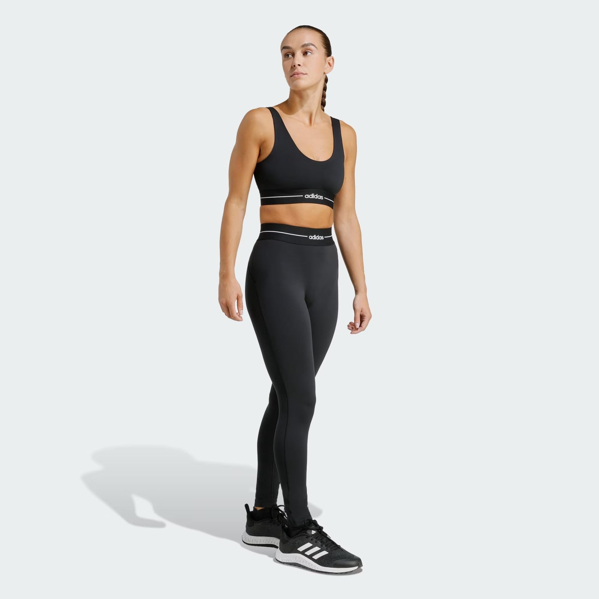 Q1 HYG LS BRA - ADIDAS SIYAH