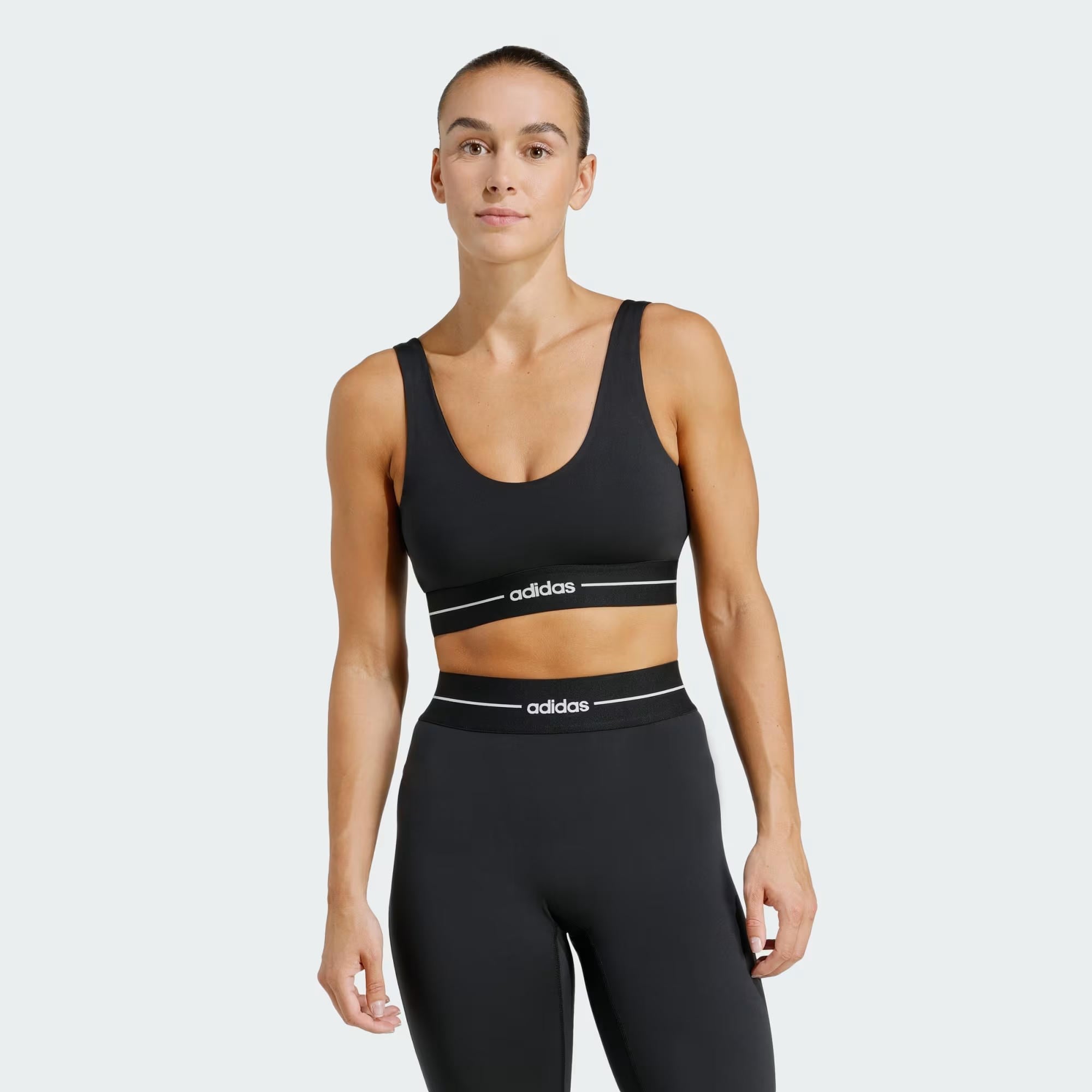 Q1 HYG LS BRA - ADIDAS SIYAH