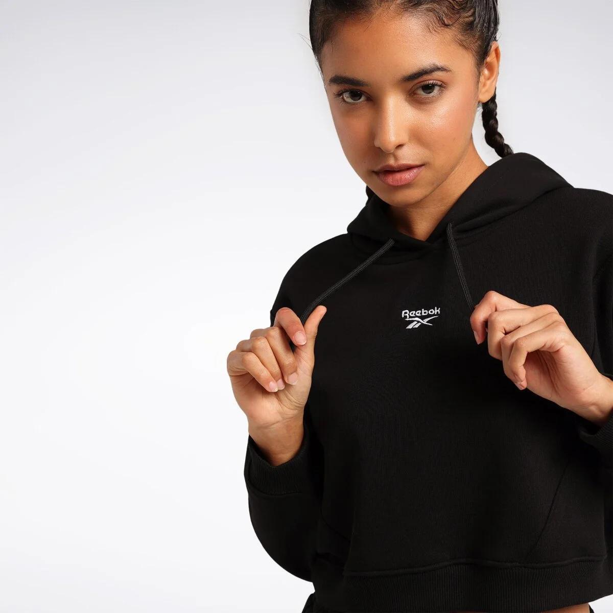 Reebok EVA HOODIE - SİYAH