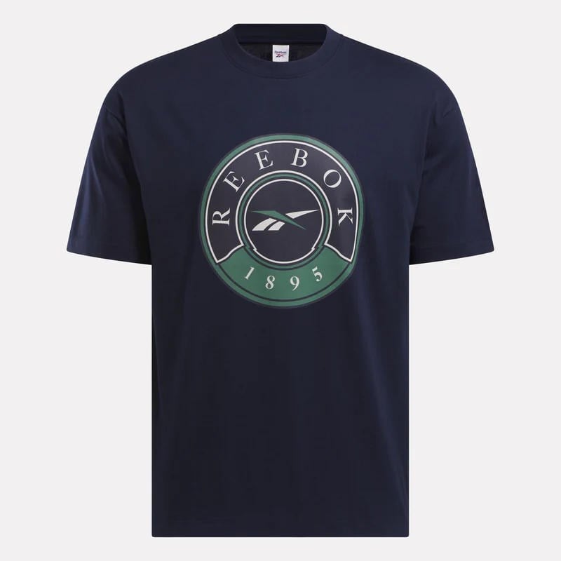 REEBOK LAWN CLUB TŞÖRT ERKEK - LACİVERT