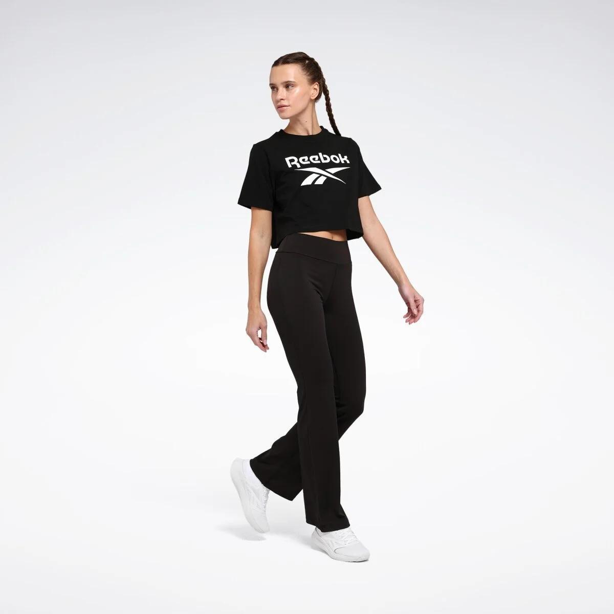 Reebok NEW ID REG CRO TEE -SHIRT Kadın Sweatshirt - SİYAH