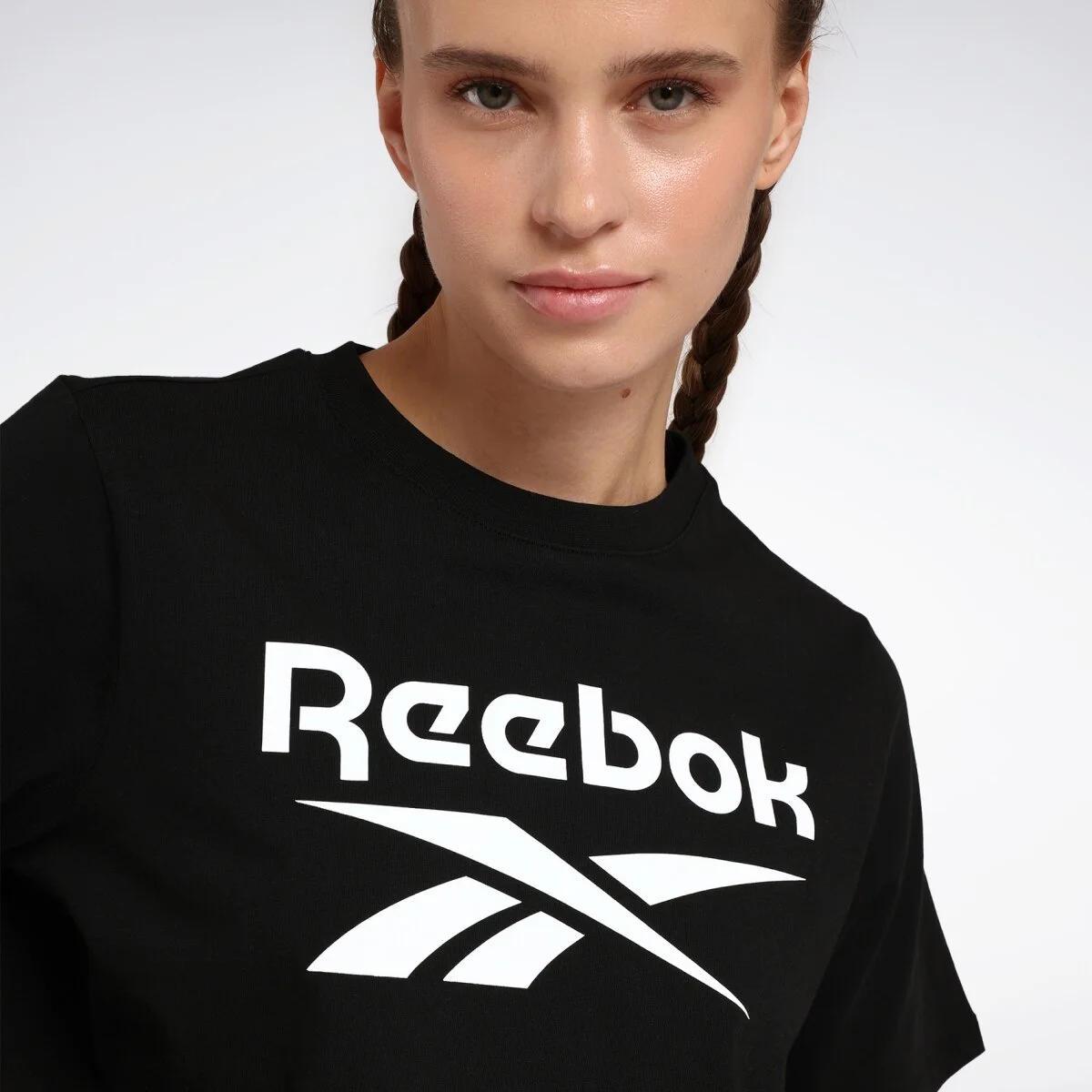 Reebok NEW ID REG CRO TEE -SHIRT Kadın Sweatshirt - SİYAH