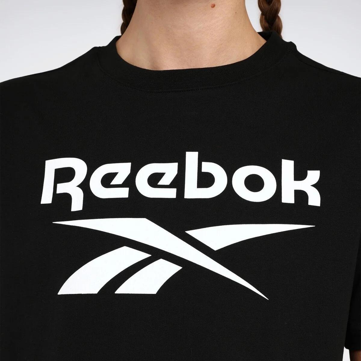 Reebok NEW ID REG CRO TEE -SHIRT Kadın Sweatshirt - SİYAH