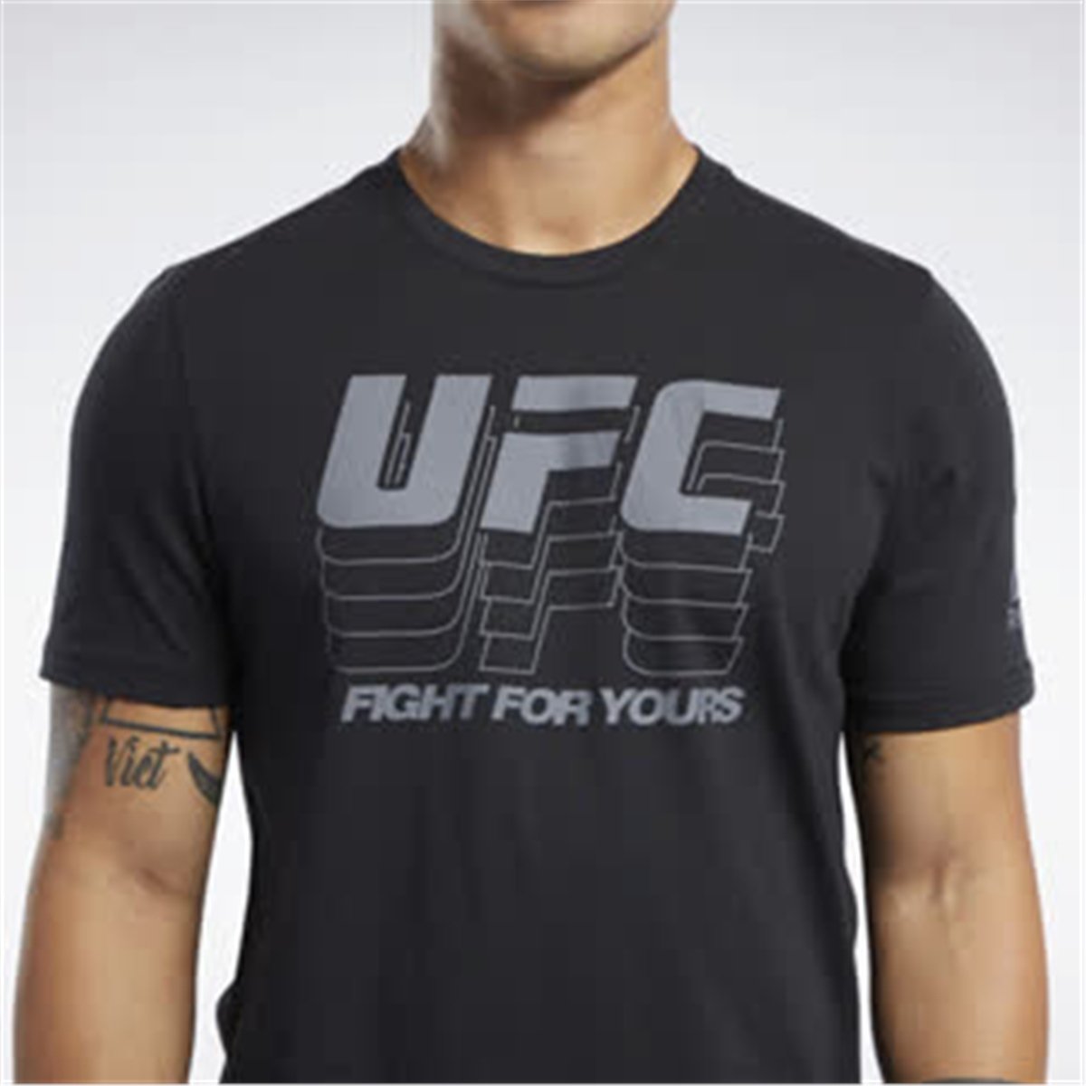 Reebok UFC FG Logo Erkek Tişört