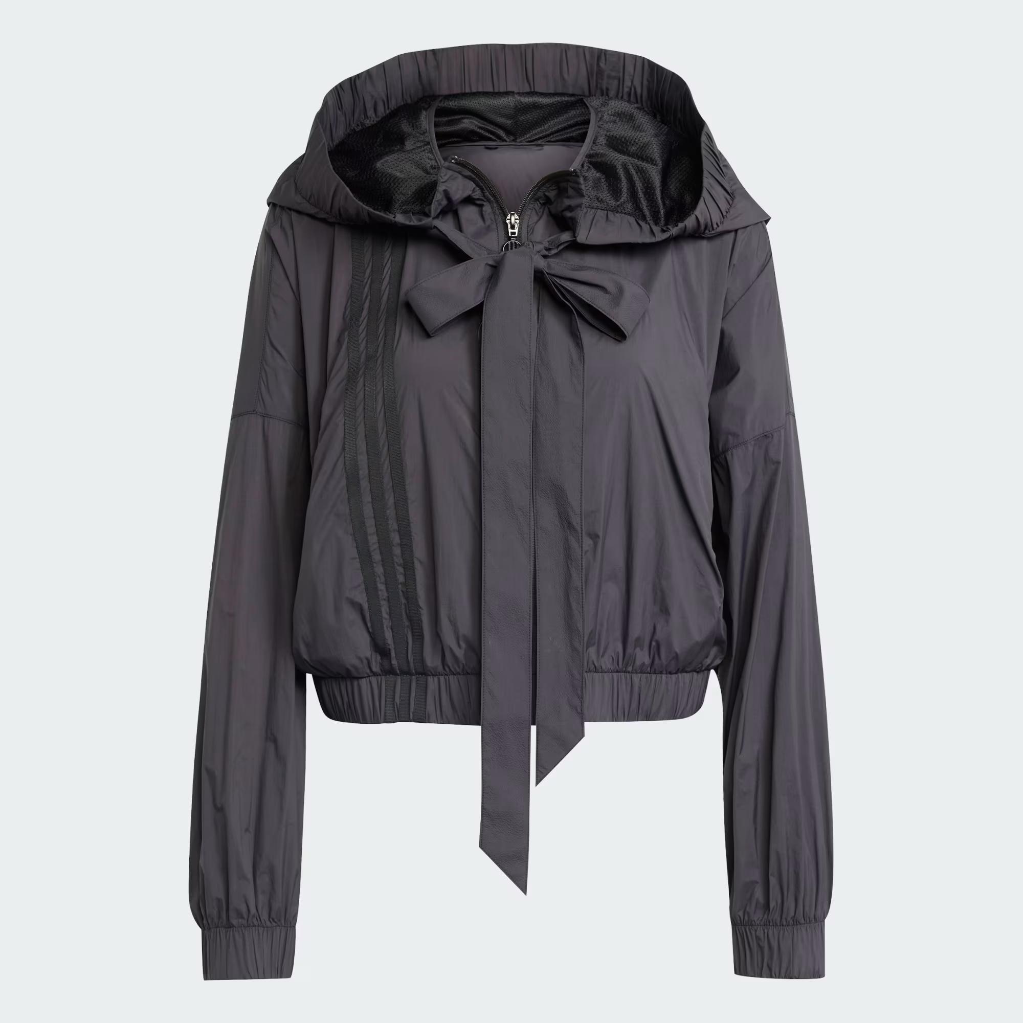 RUCHED BOMBER - ADIDAS SIYAH