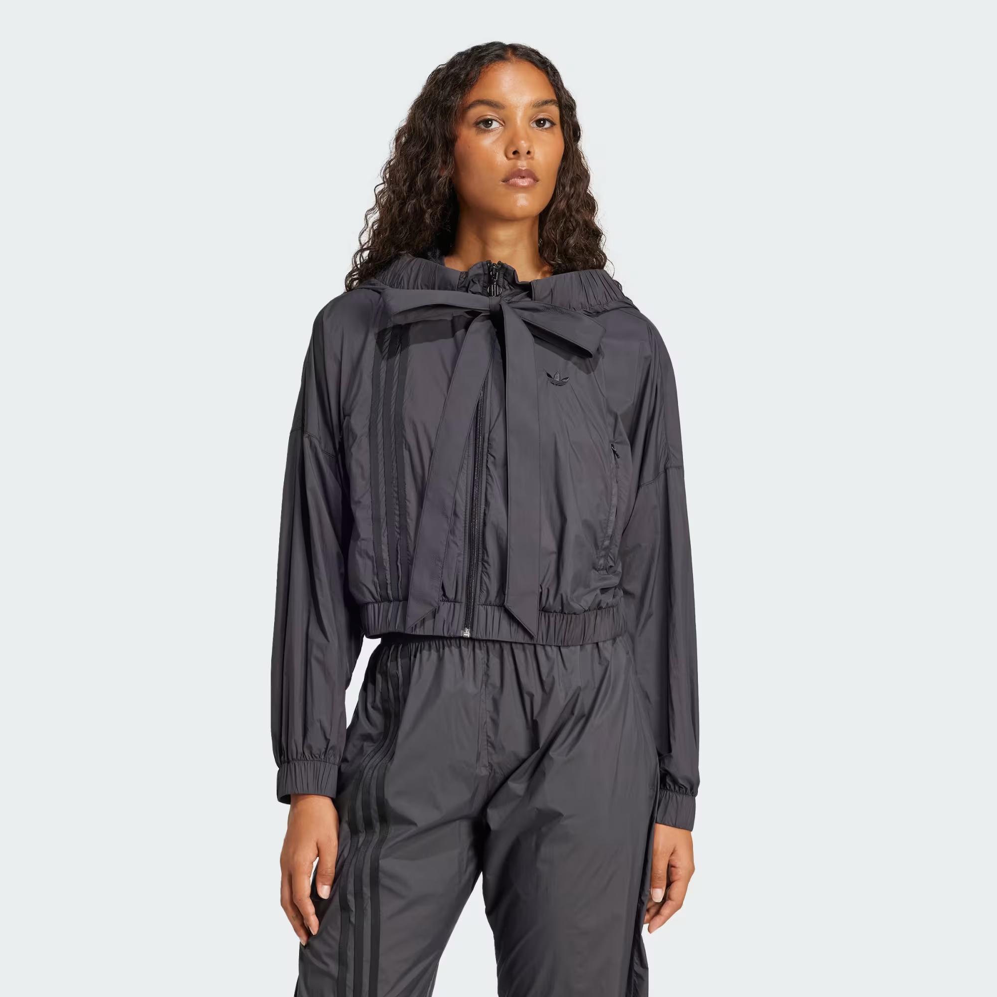 RUCHED BOMBER - ADIDAS SIYAH