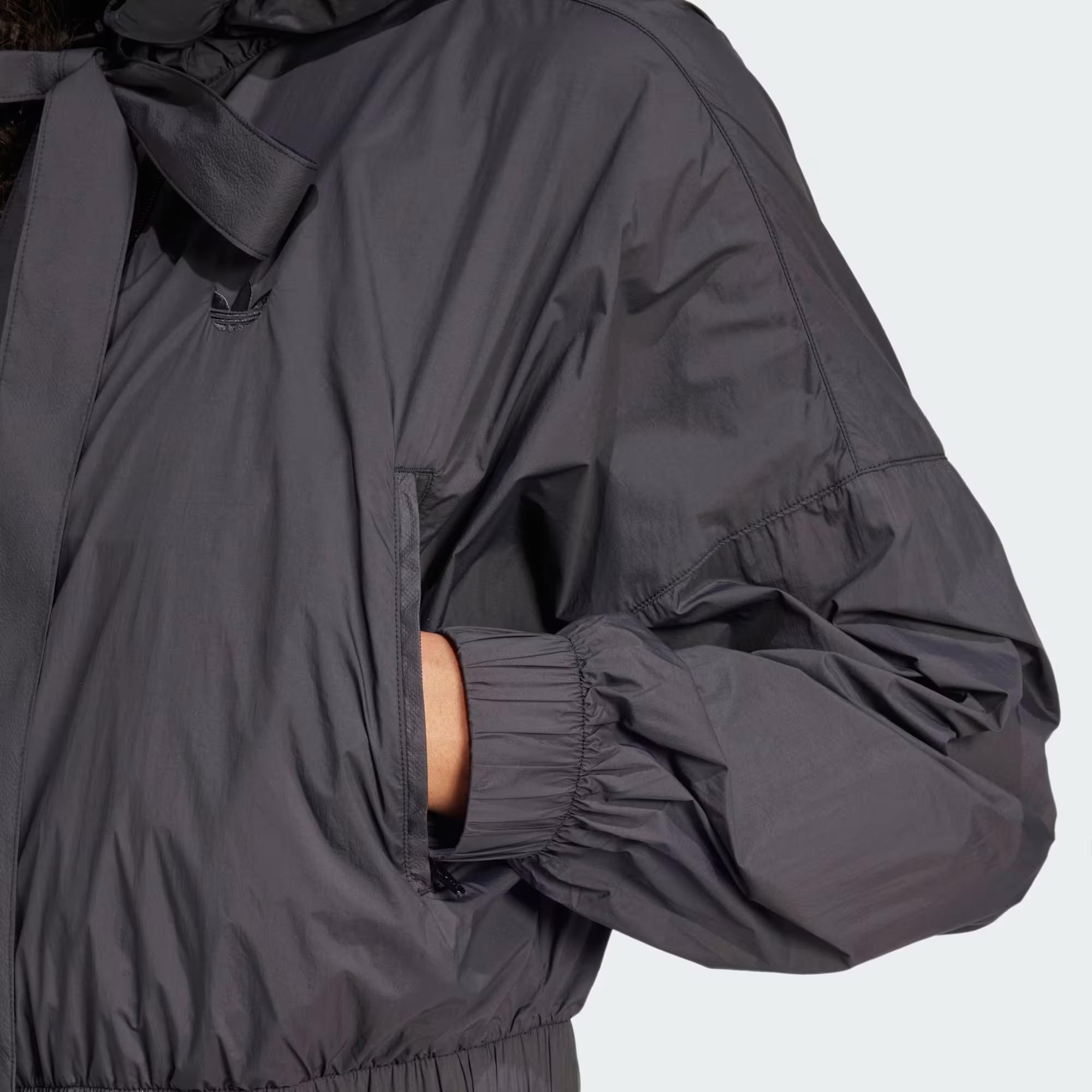 RUCHED BOMBER - ADIDAS SIYAH