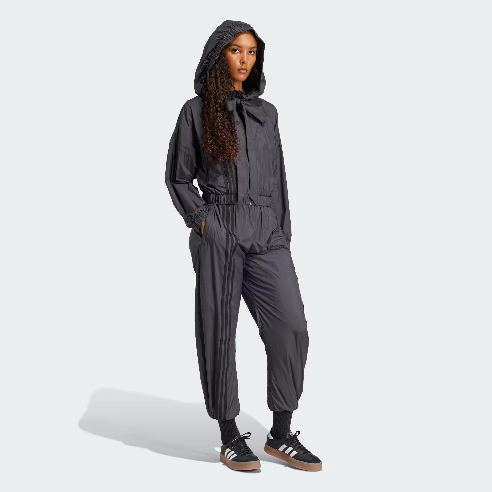 RUCHED BOMBER - ADIDAS SIYAH