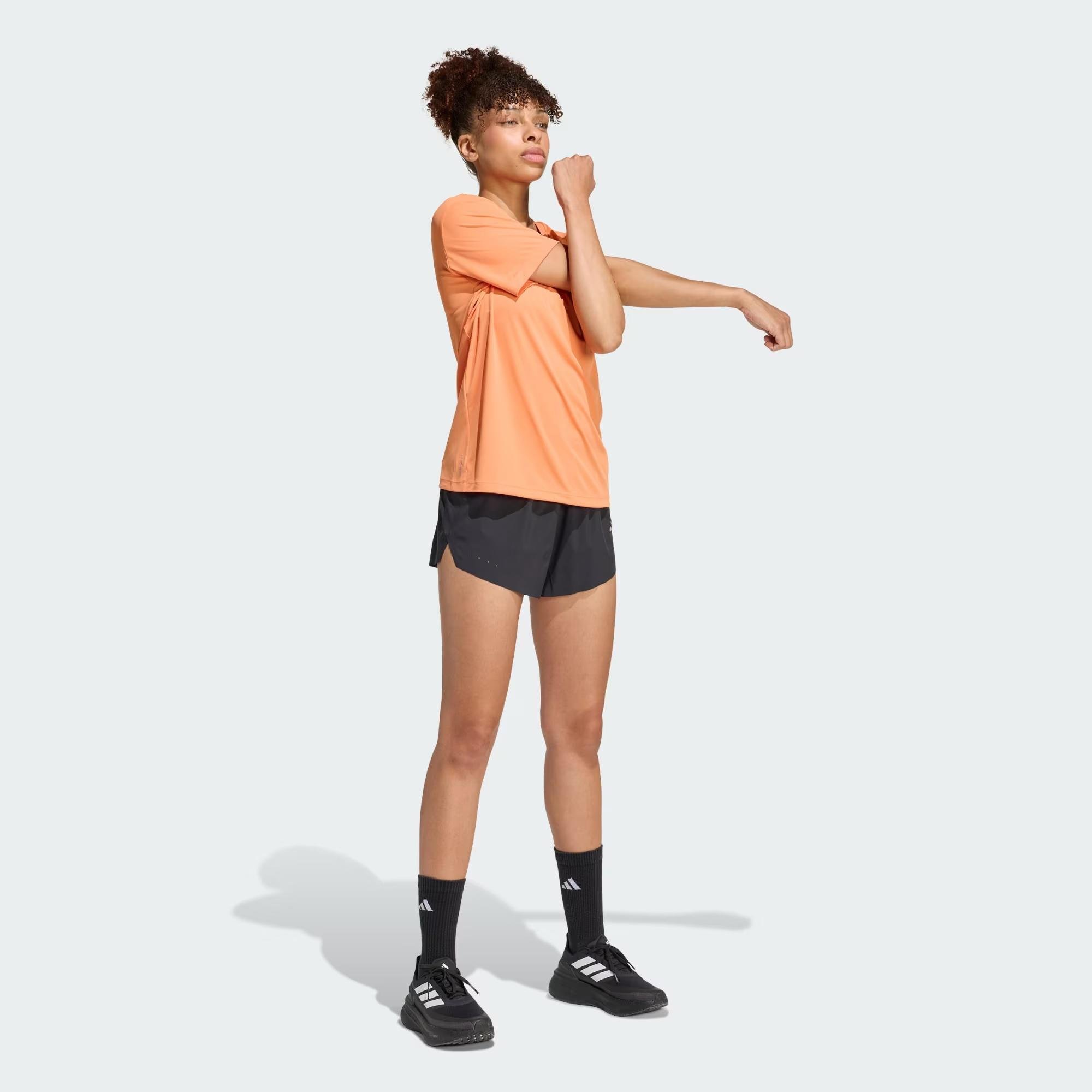 Run Ess Tee W - ADIDAS SIYAH