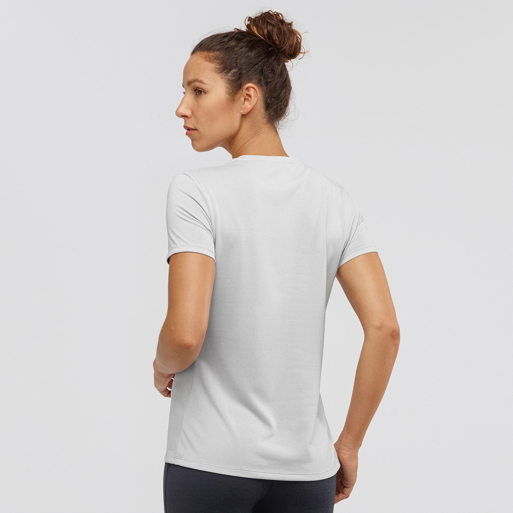 Salomon Comet Classic Tee W Heather Kadın Outdoor Tişört 