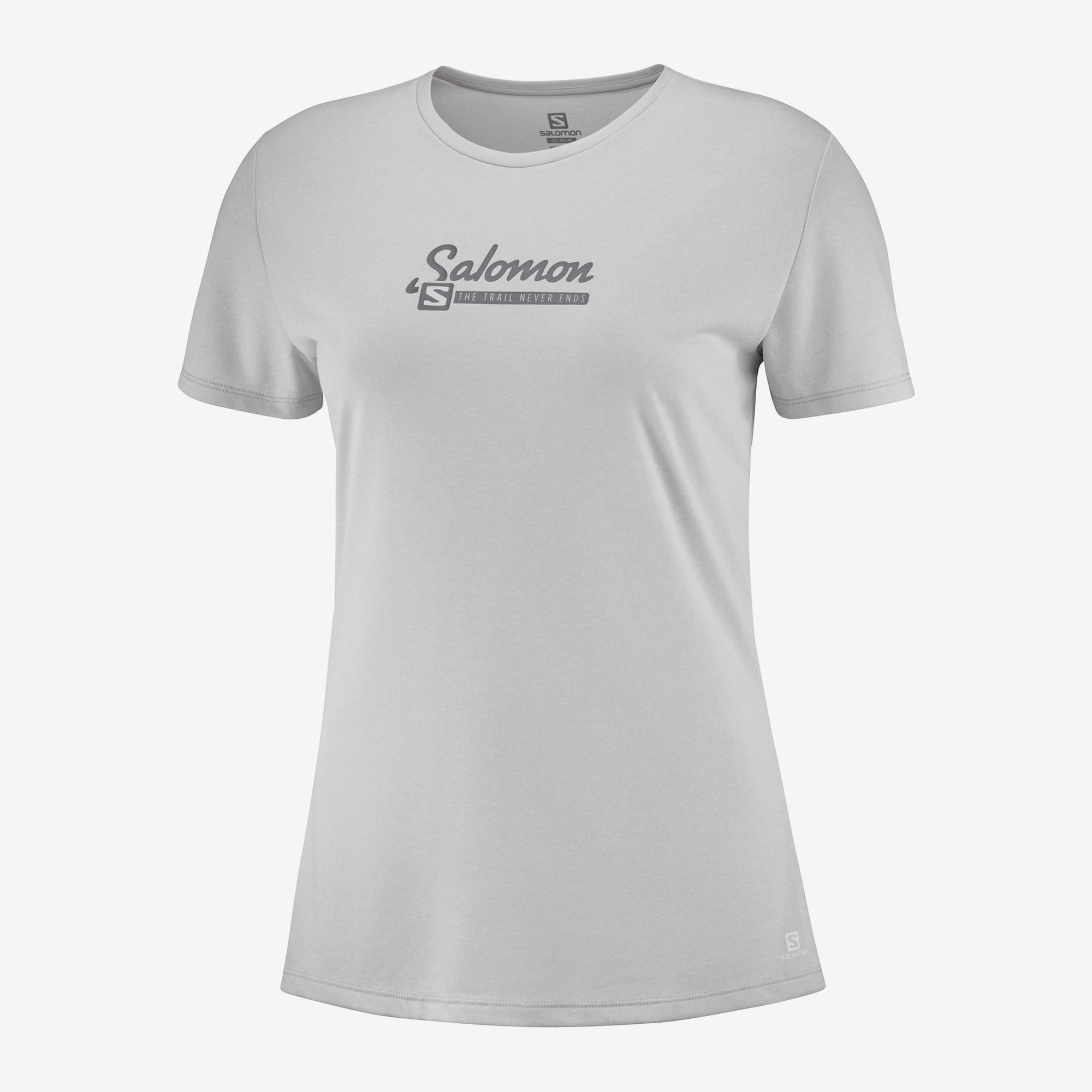 Salomon Comet Classic Tee W Heather Kadın Outdoor Tişört 